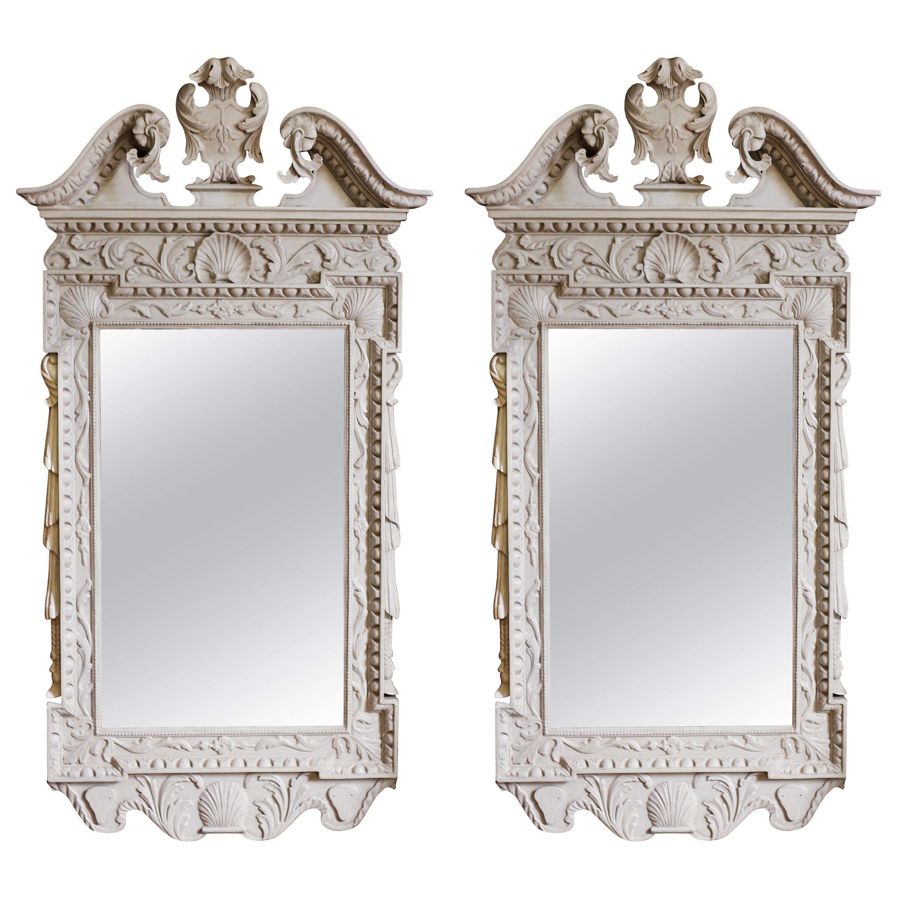 Pair of George II Tablet Mirrors in the Manner of Kent