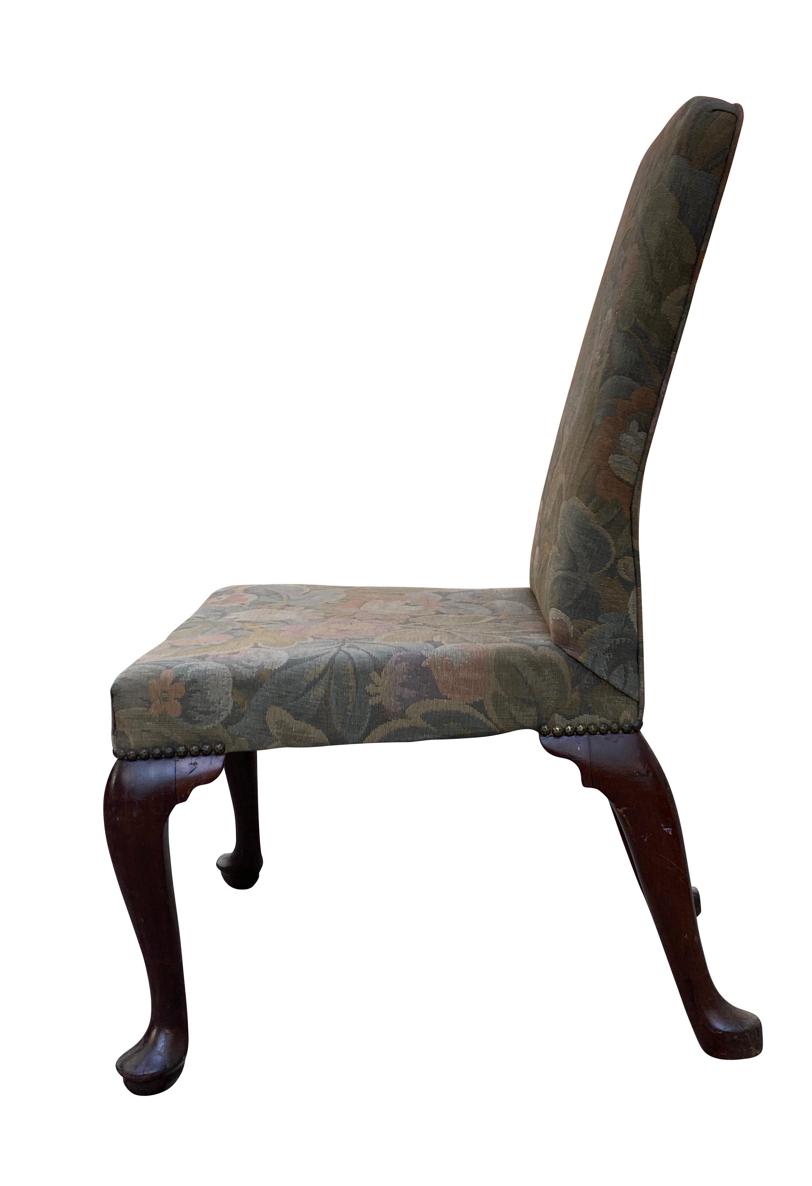 Pair of George II Walnut Side Chairs 2