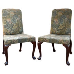 Pair of George II Walnut Side Chairs