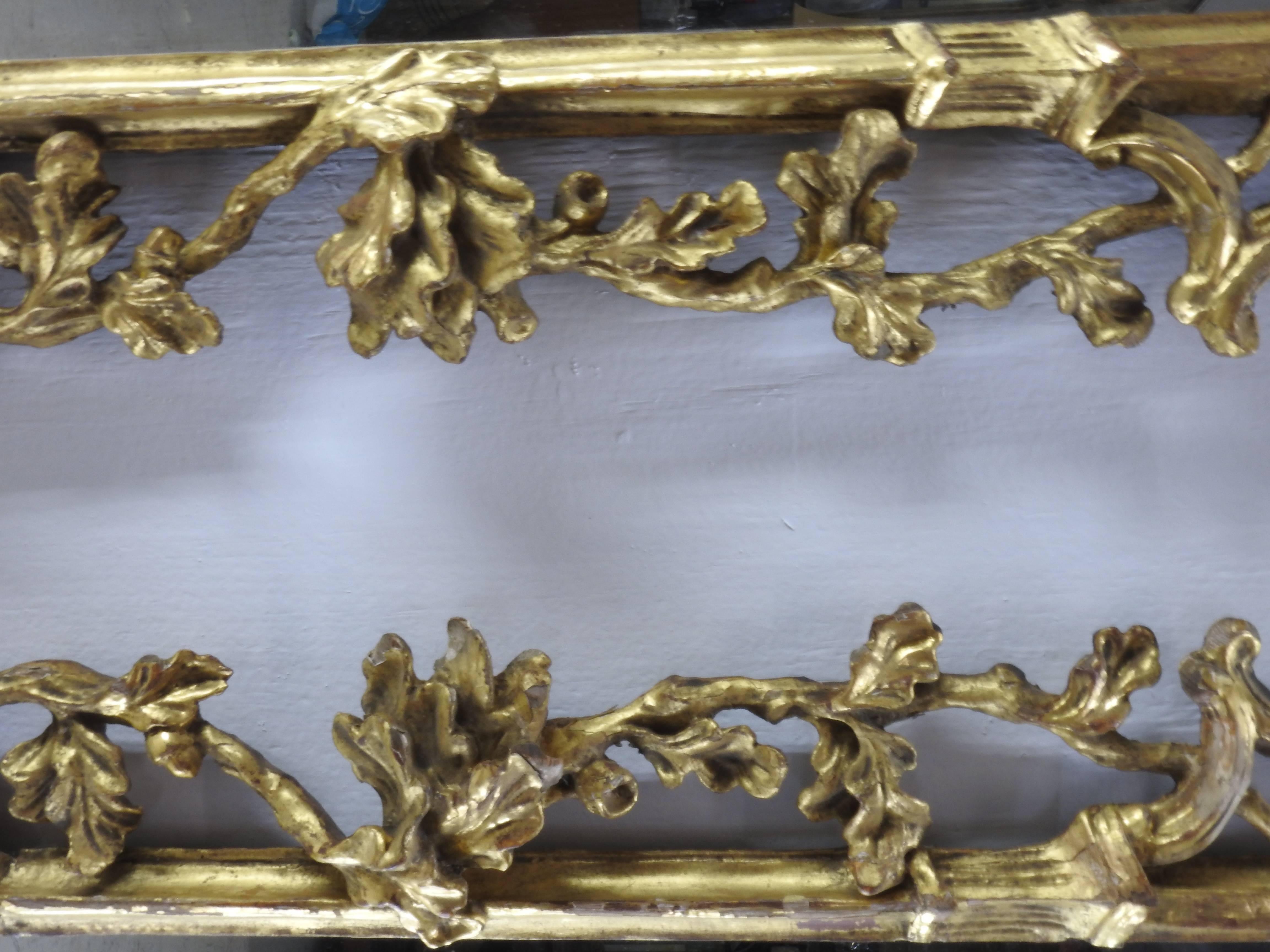 Pair of George III Bright Gilt Mirrors For Sale 1