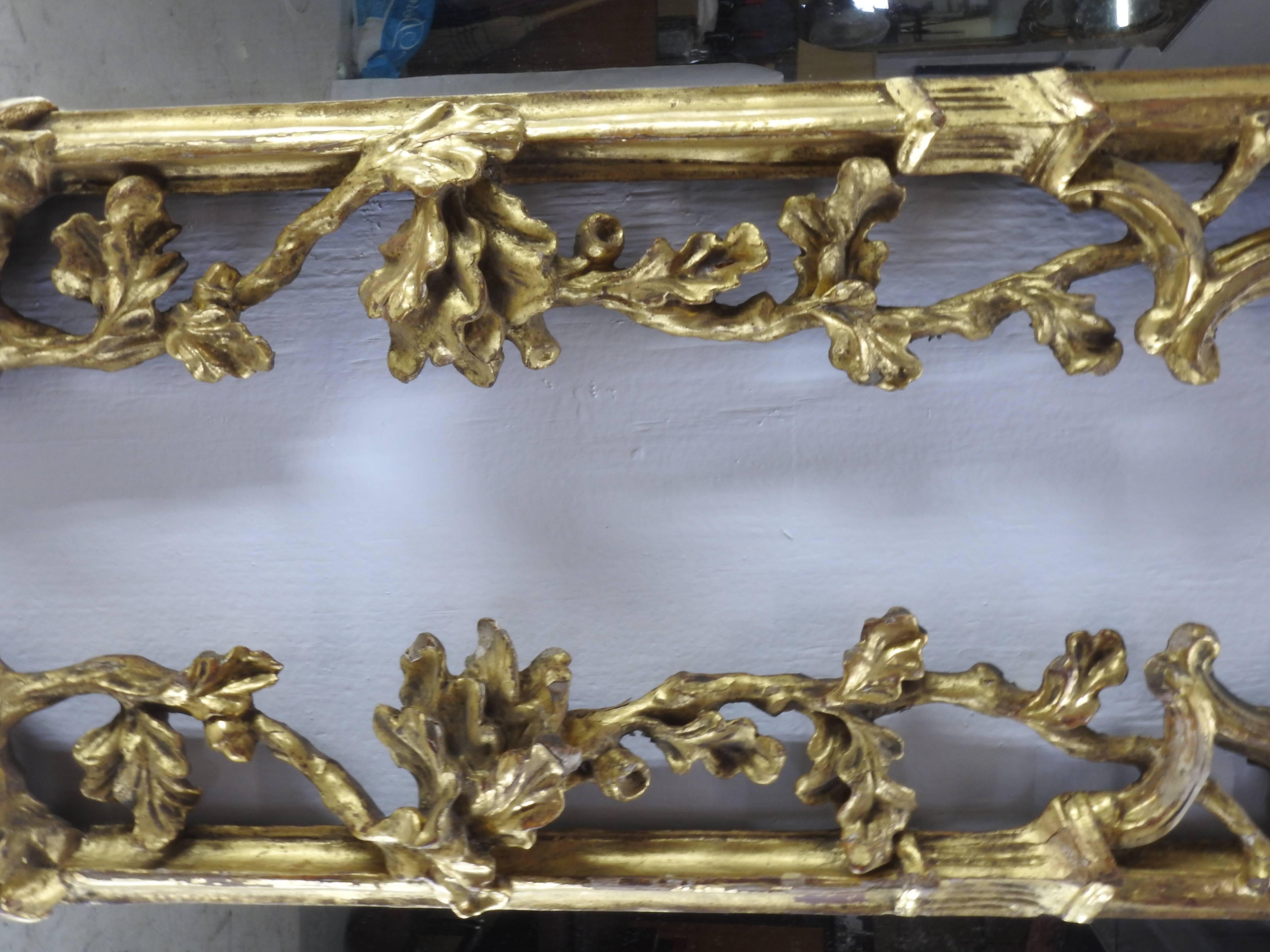 Pair of George III Bright Gilt Mirrors For Sale 3