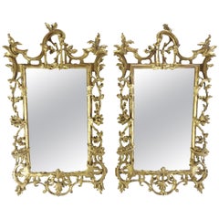 Pair of George III Bright Gilt Mirrors