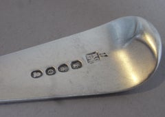 Pair of George III Feather Edge Ice Cream Spades, 1809