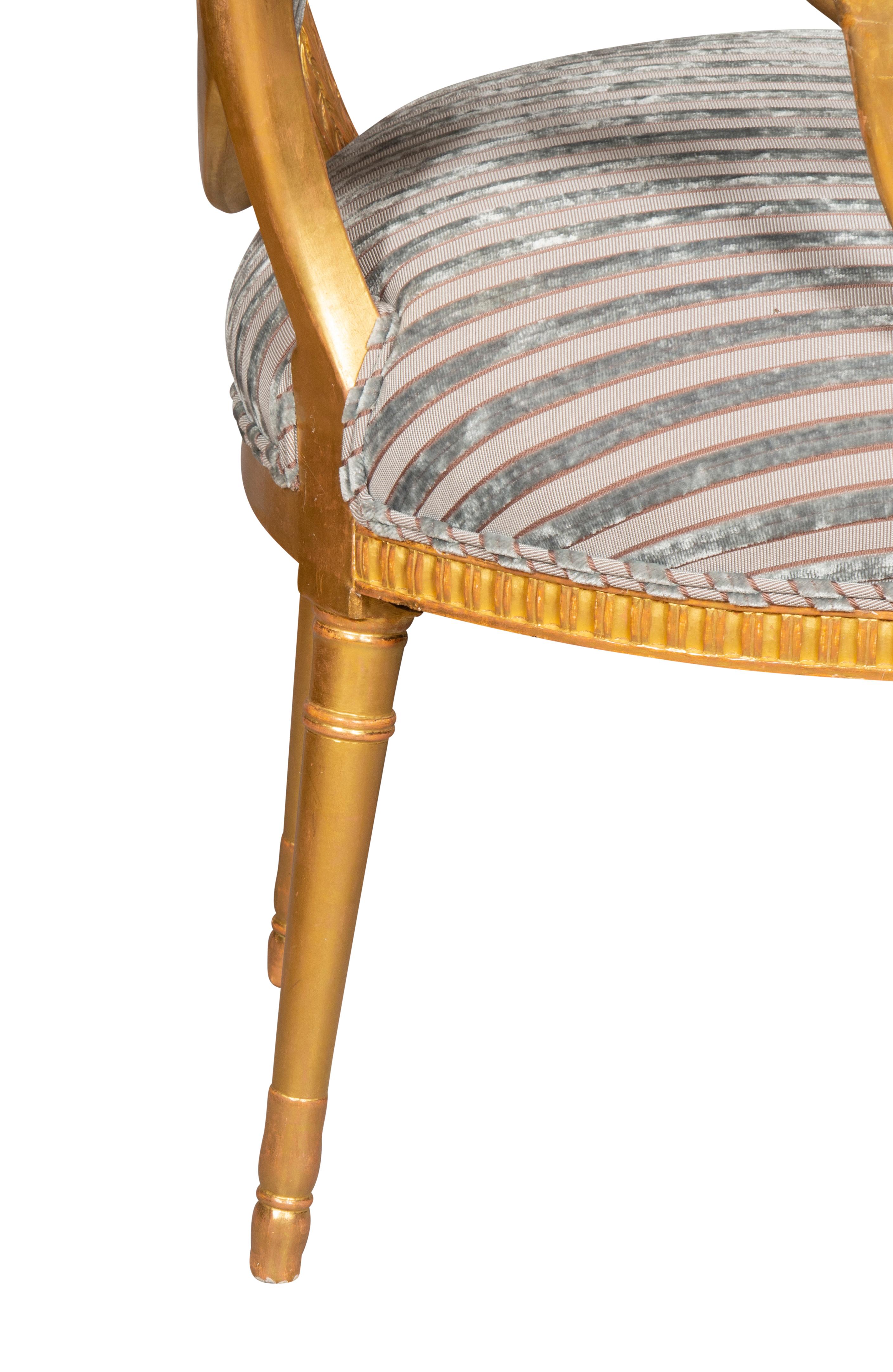 Paar Sessel aus Giltwood von George III im Angebot 9