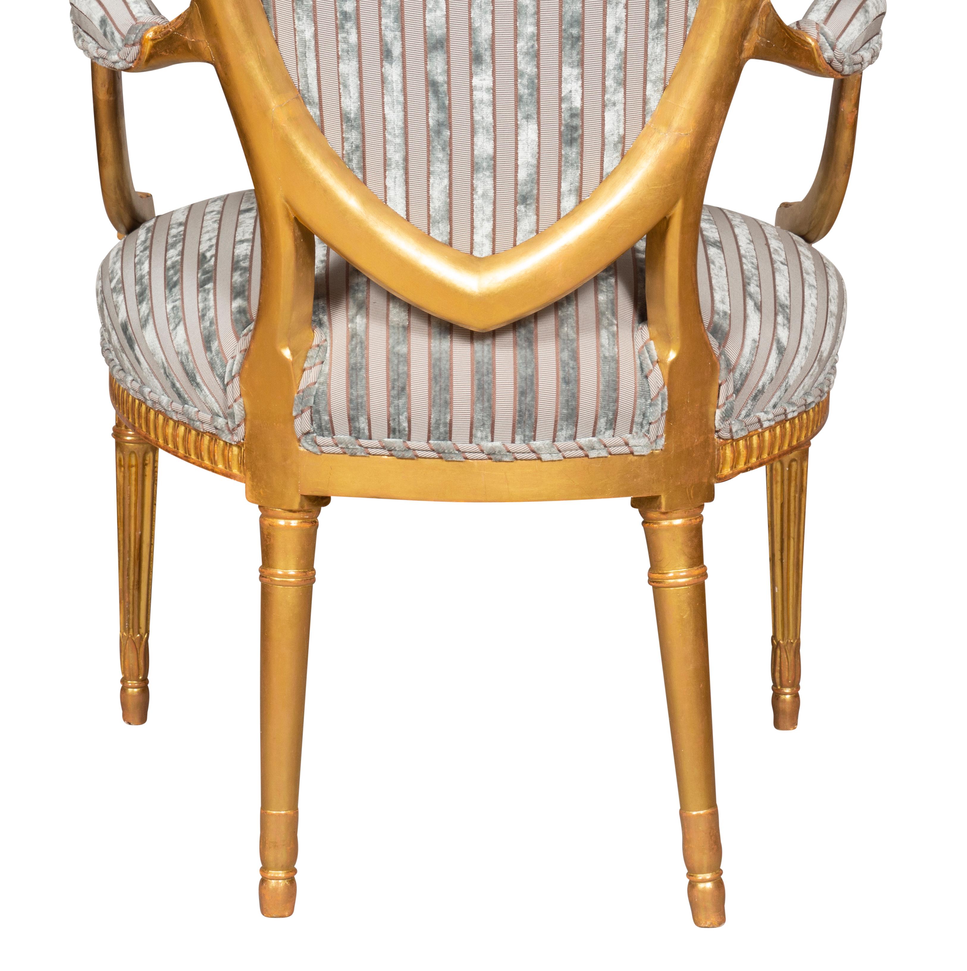 Paar Sessel aus Giltwood von George III im Angebot 10