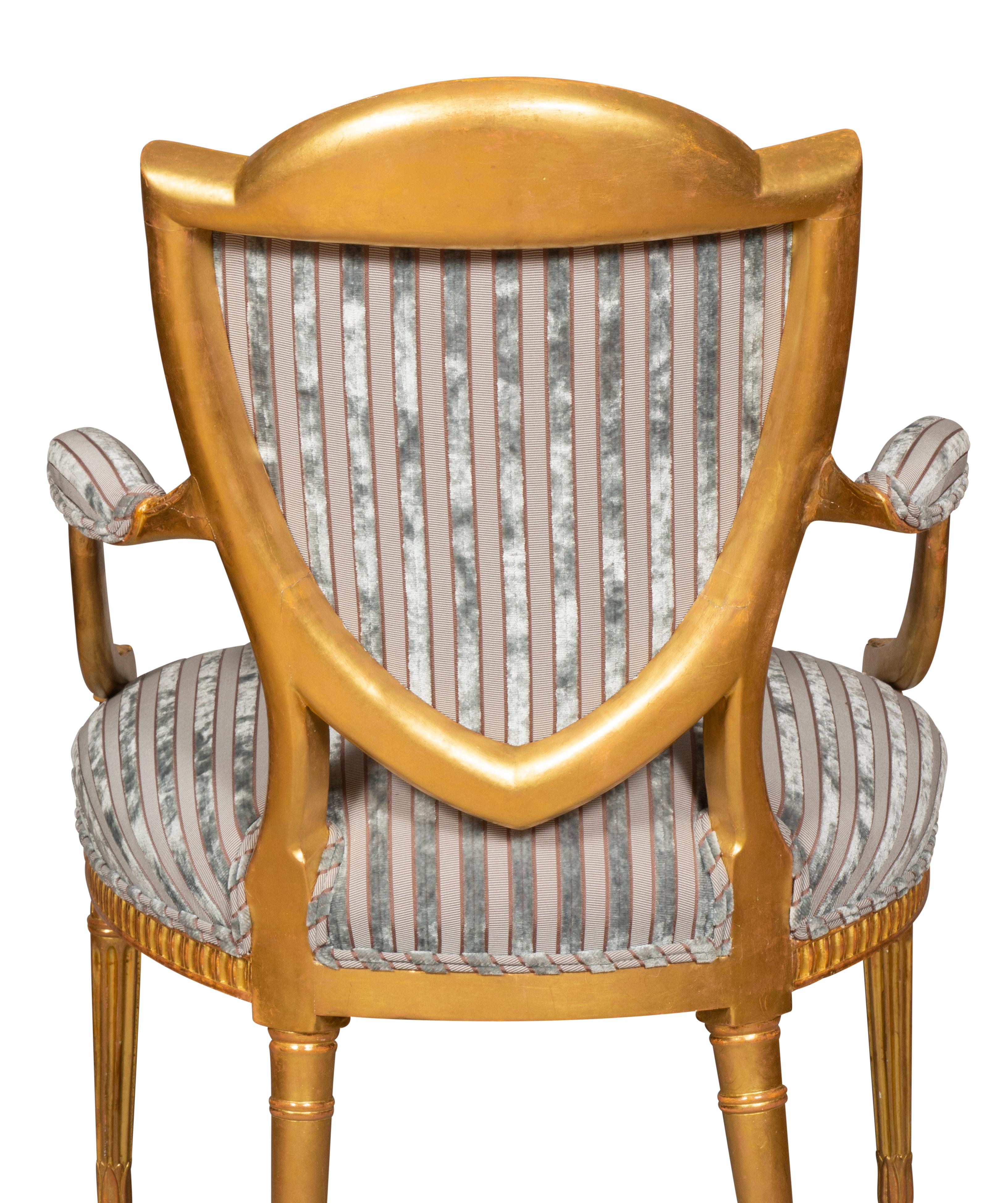 Paar Sessel aus Giltwood von George III im Angebot 11