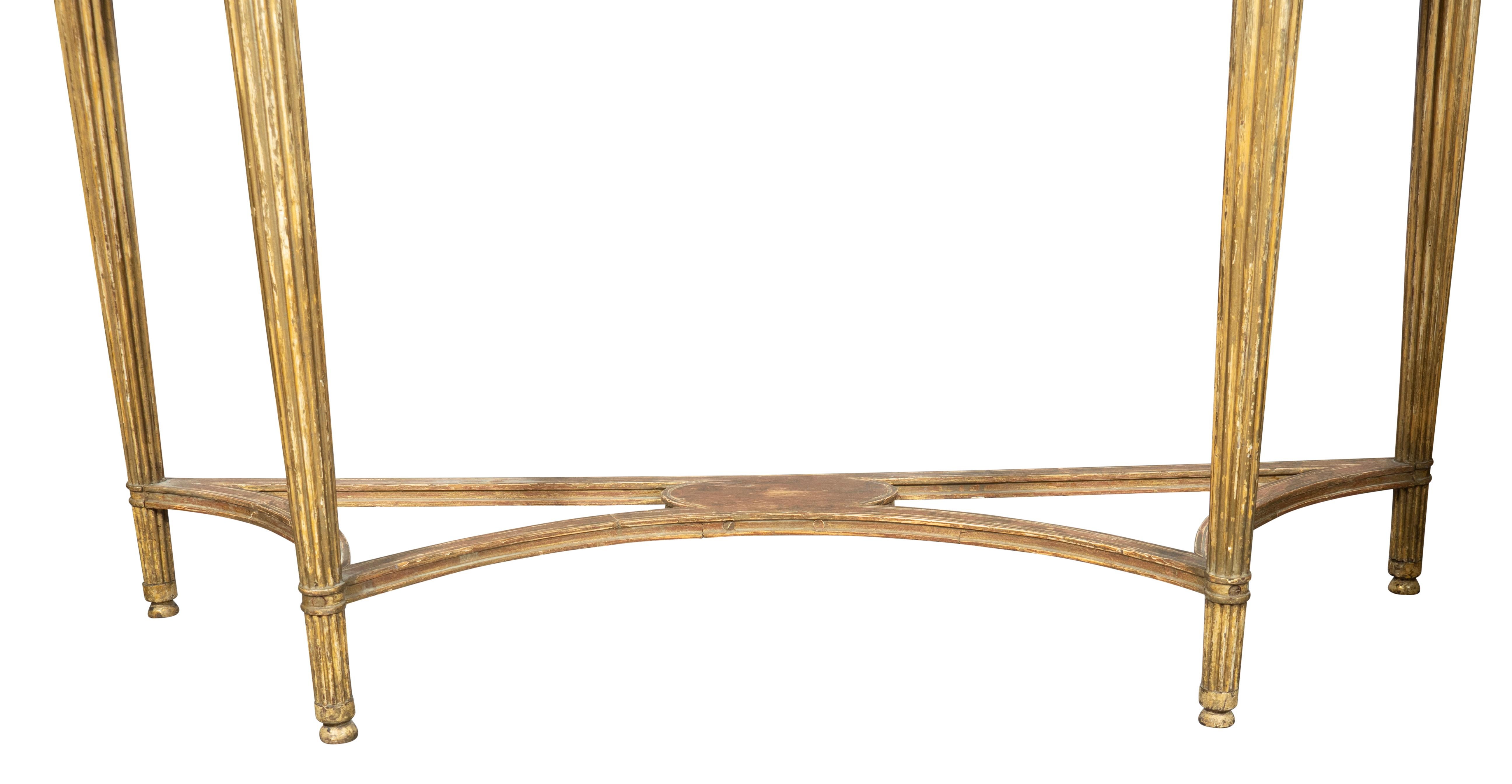 Pair Of George III Giltwood Console Tables For Sale 11