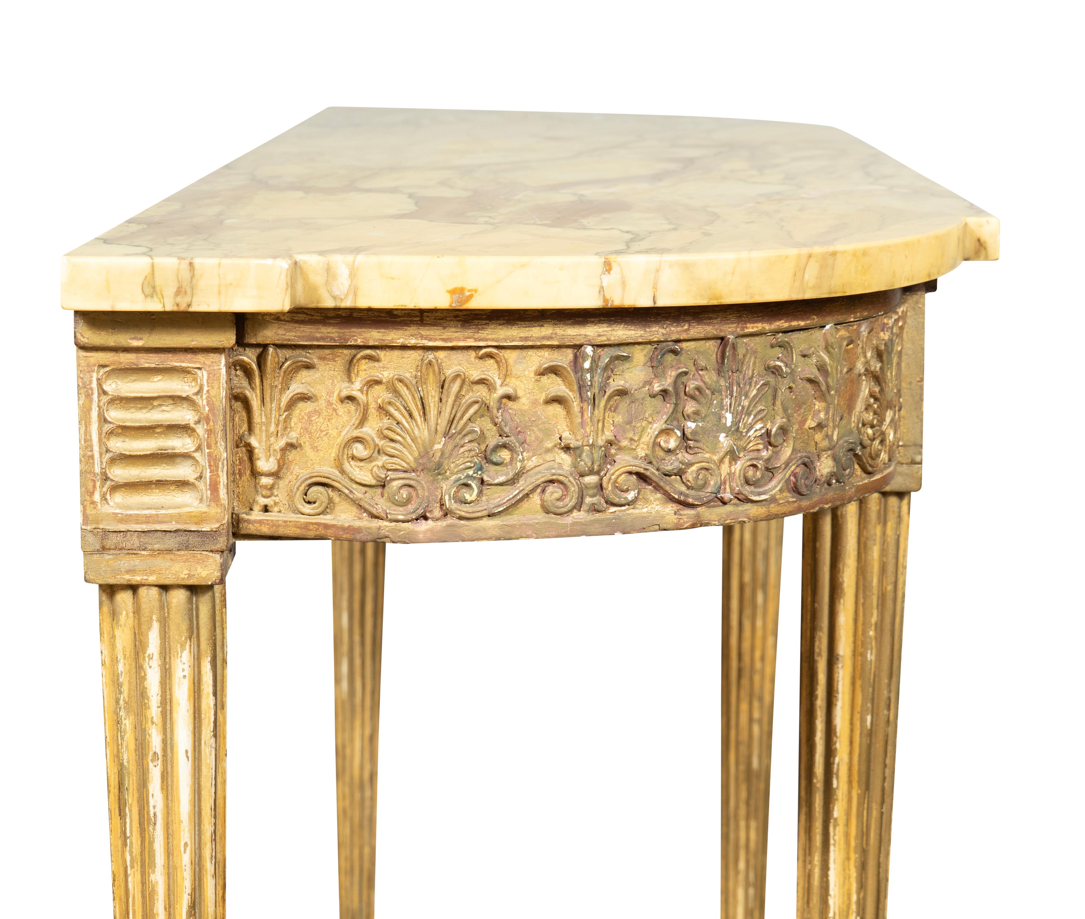 Pair Of George III Giltwood Console Tables For Sale 13
