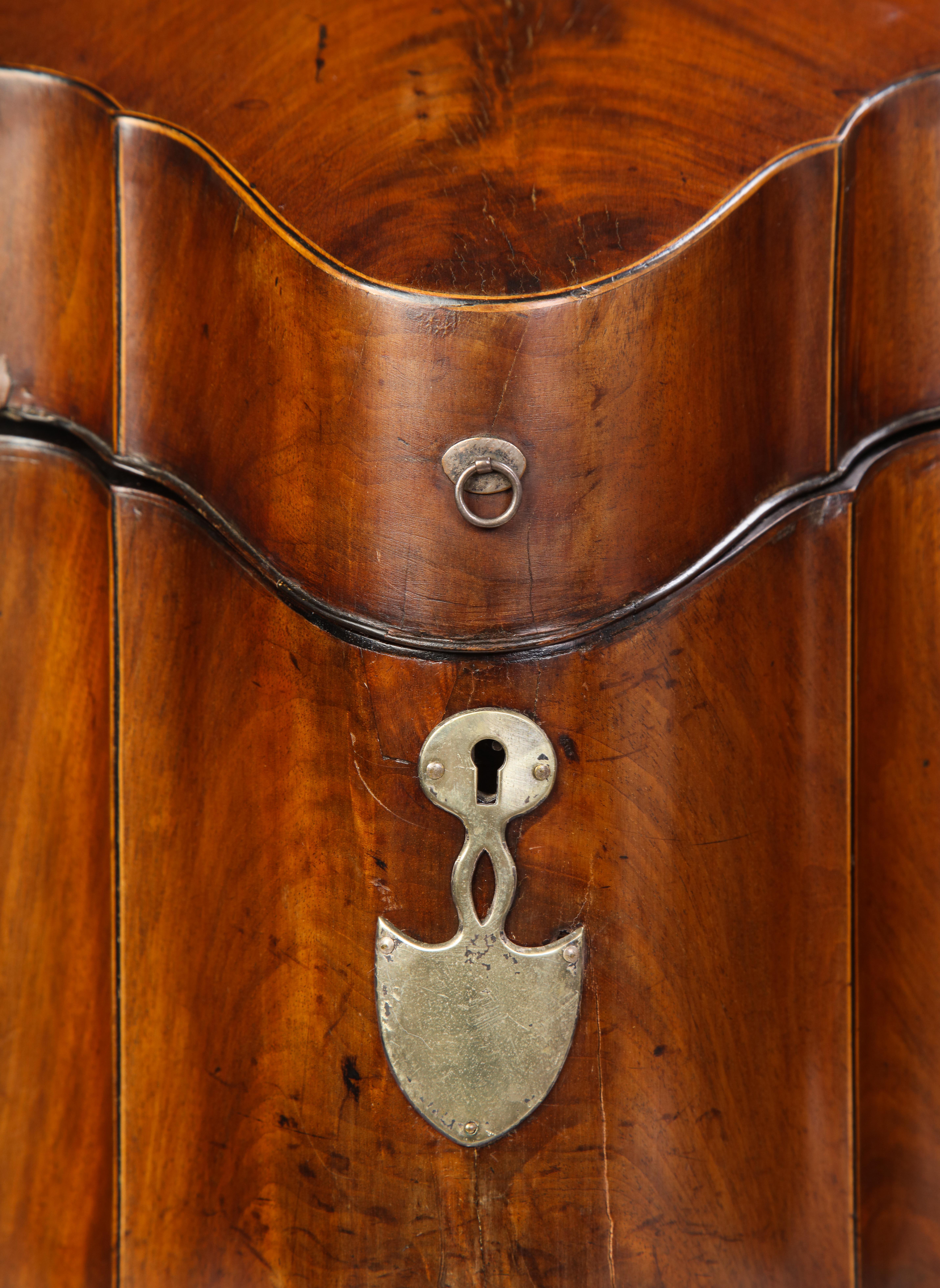 Pair of George III Inlaid Satinwood Cutlery Boxes, Late 18th Century 3