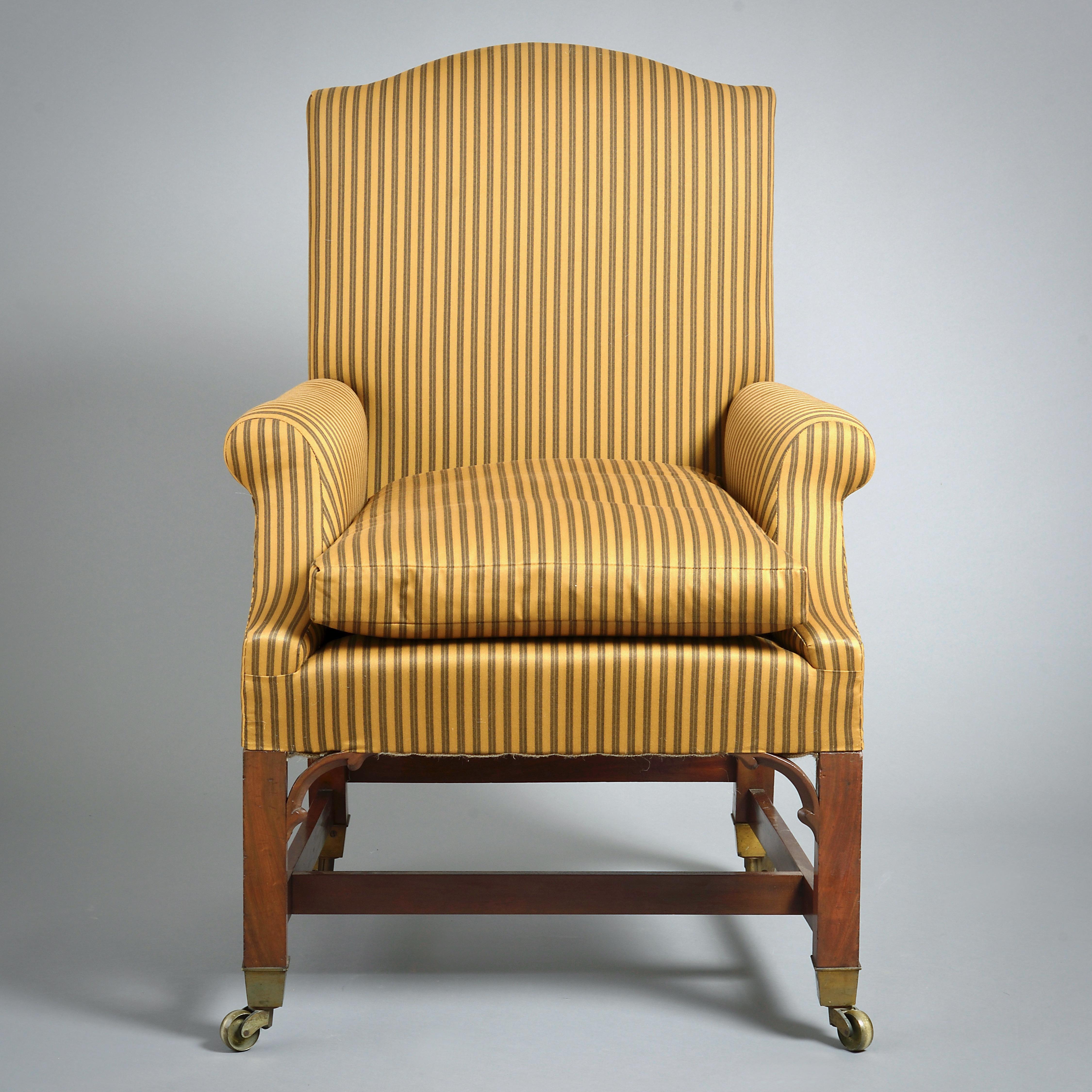 Pair of George III Mahogany Armchairs In Good Condition In London, GB