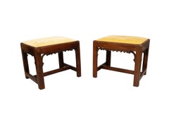 Coppia di panche in mogano di Giorgio III