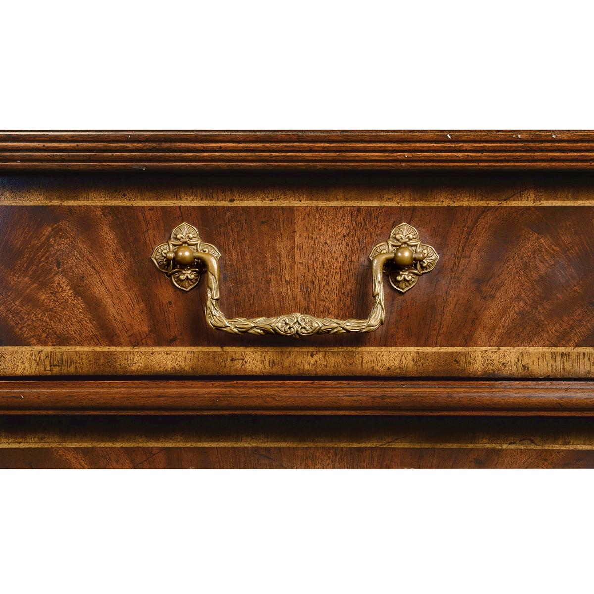 Contemporary Pair of George III Mahogany Chests For Sale