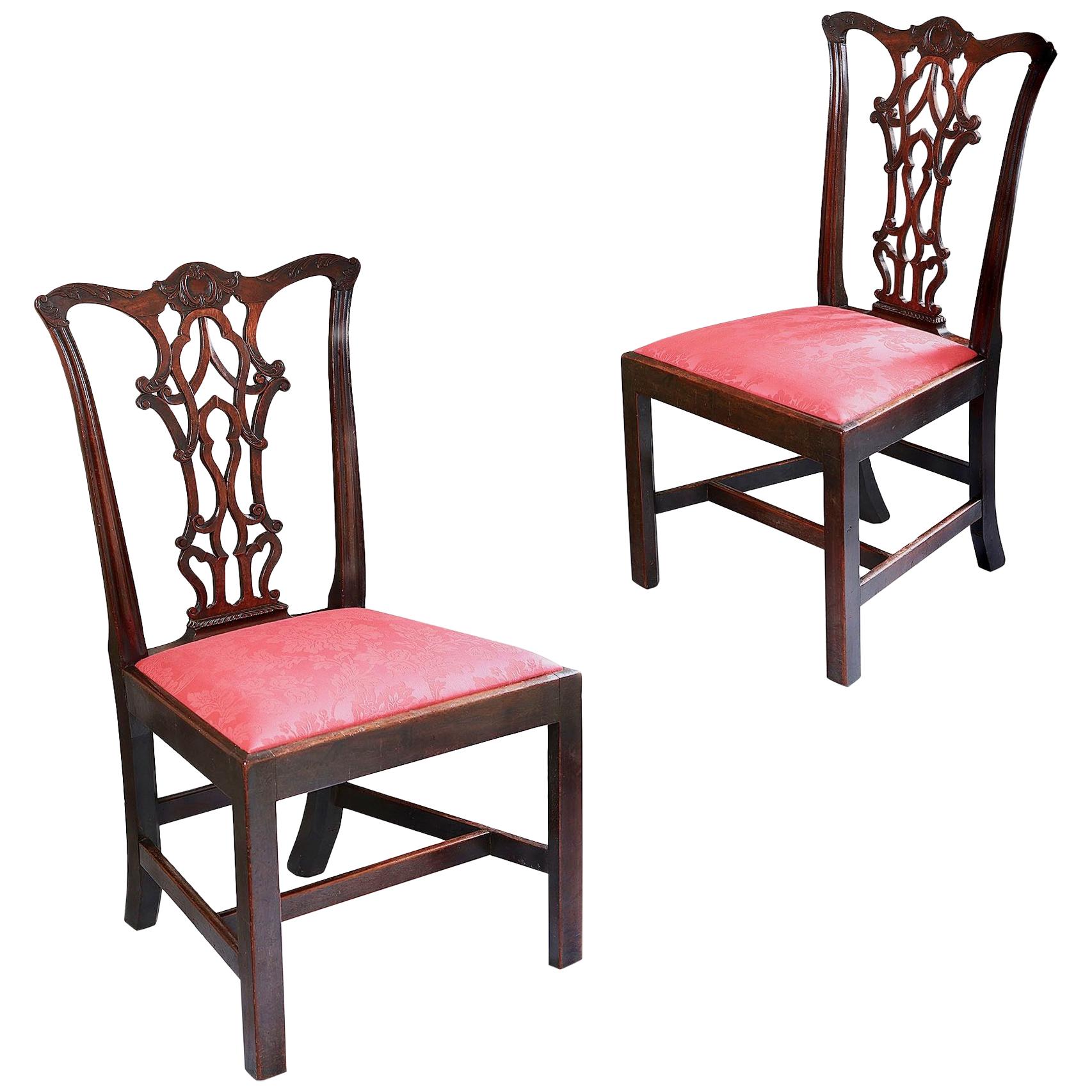 Set of 18th century Chippendale chairs
