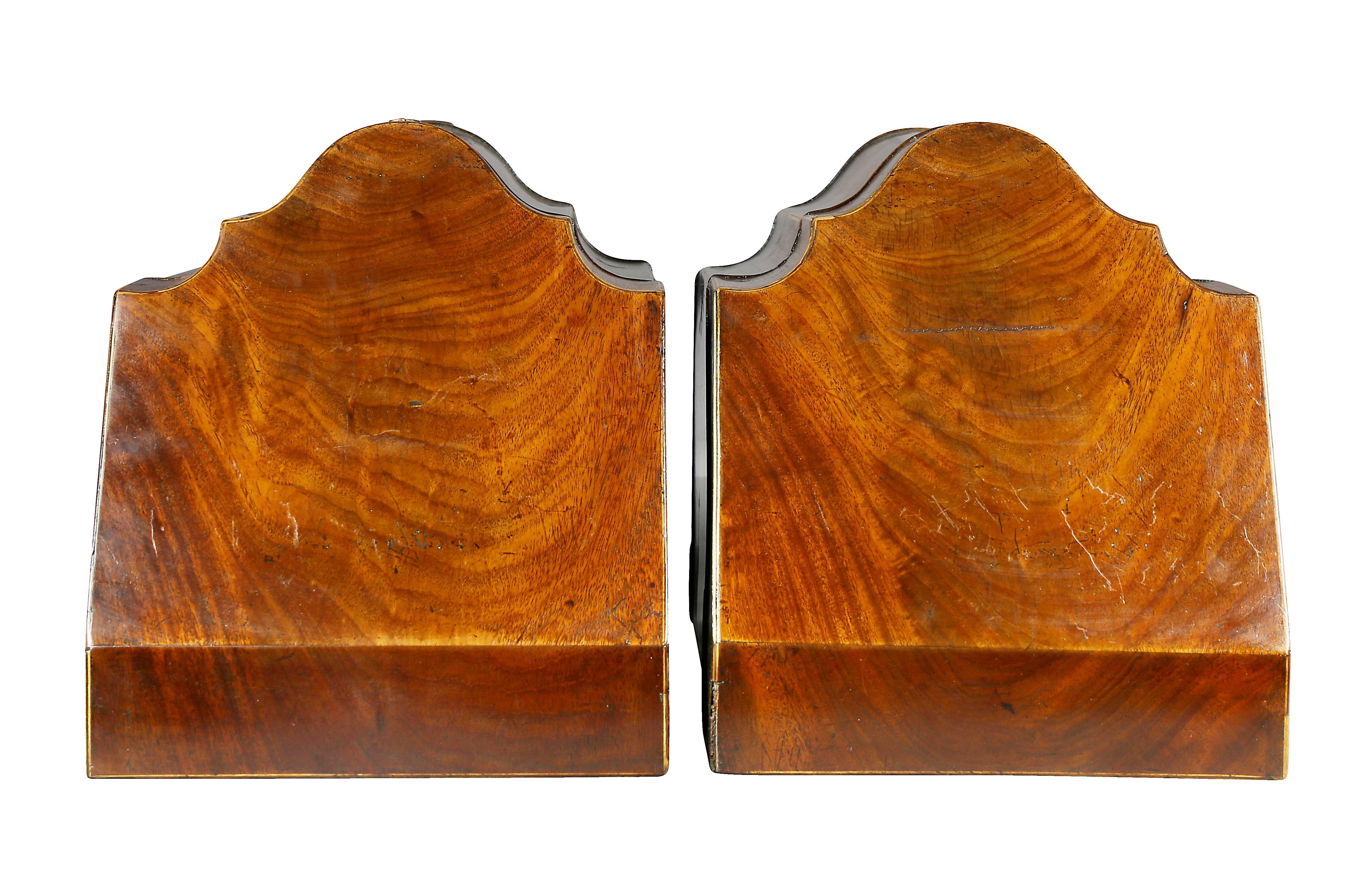 Pair of George III Mahogany Cutlery Boxes 3