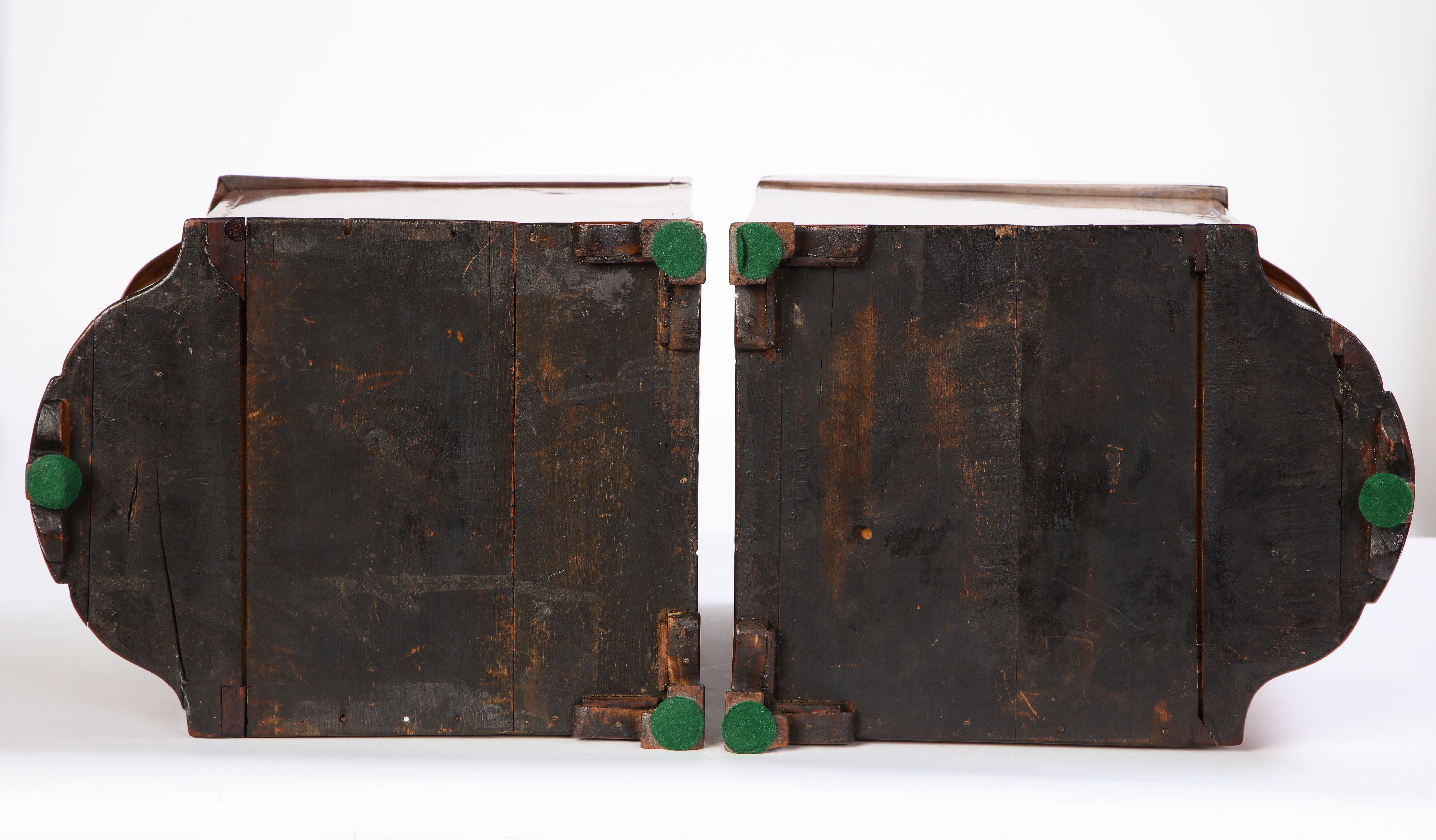 Pair of George III Mahogany Cutlery Boxes, Late 18th Century 3