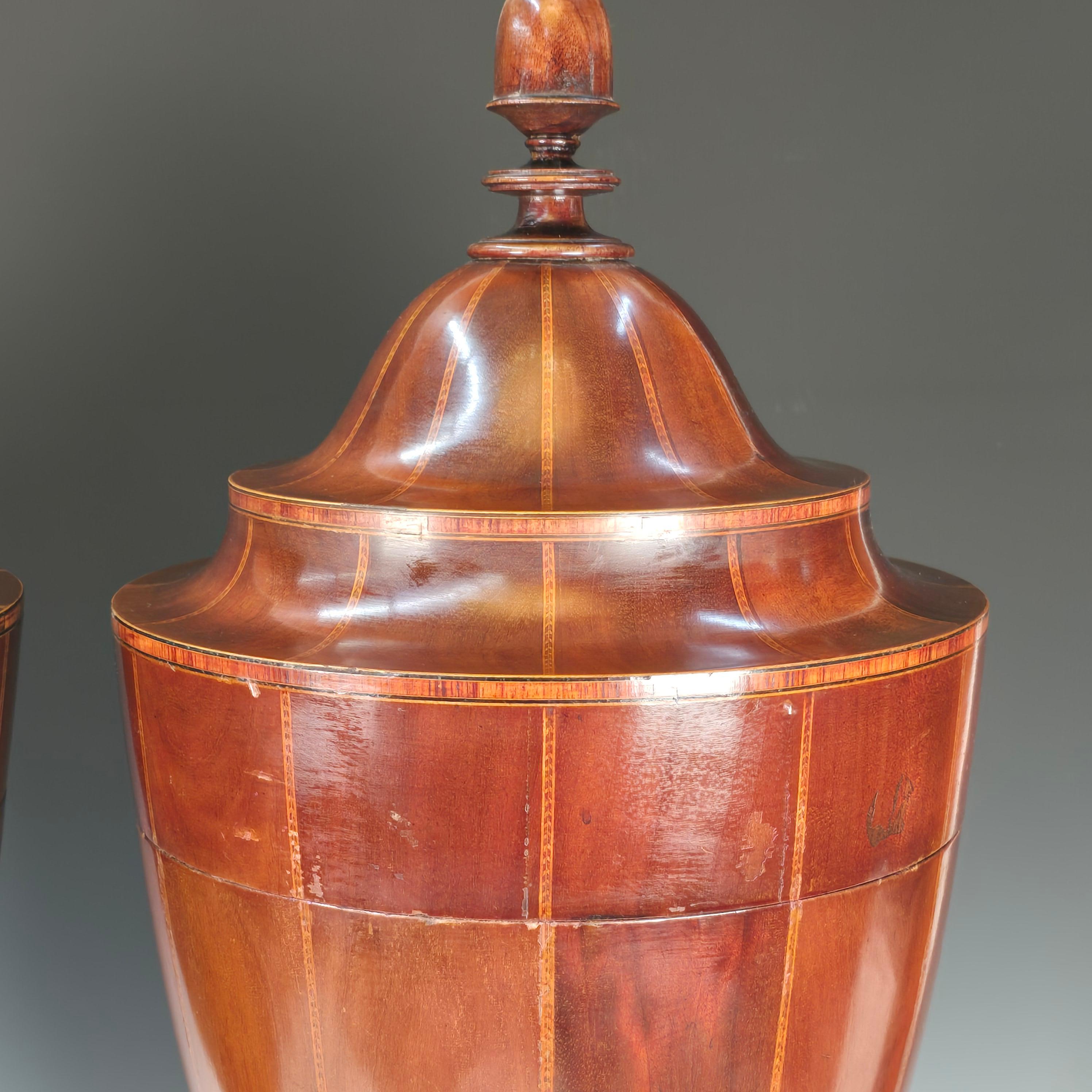Pareja de cuchilleros de caoba Jorge III en venta 13