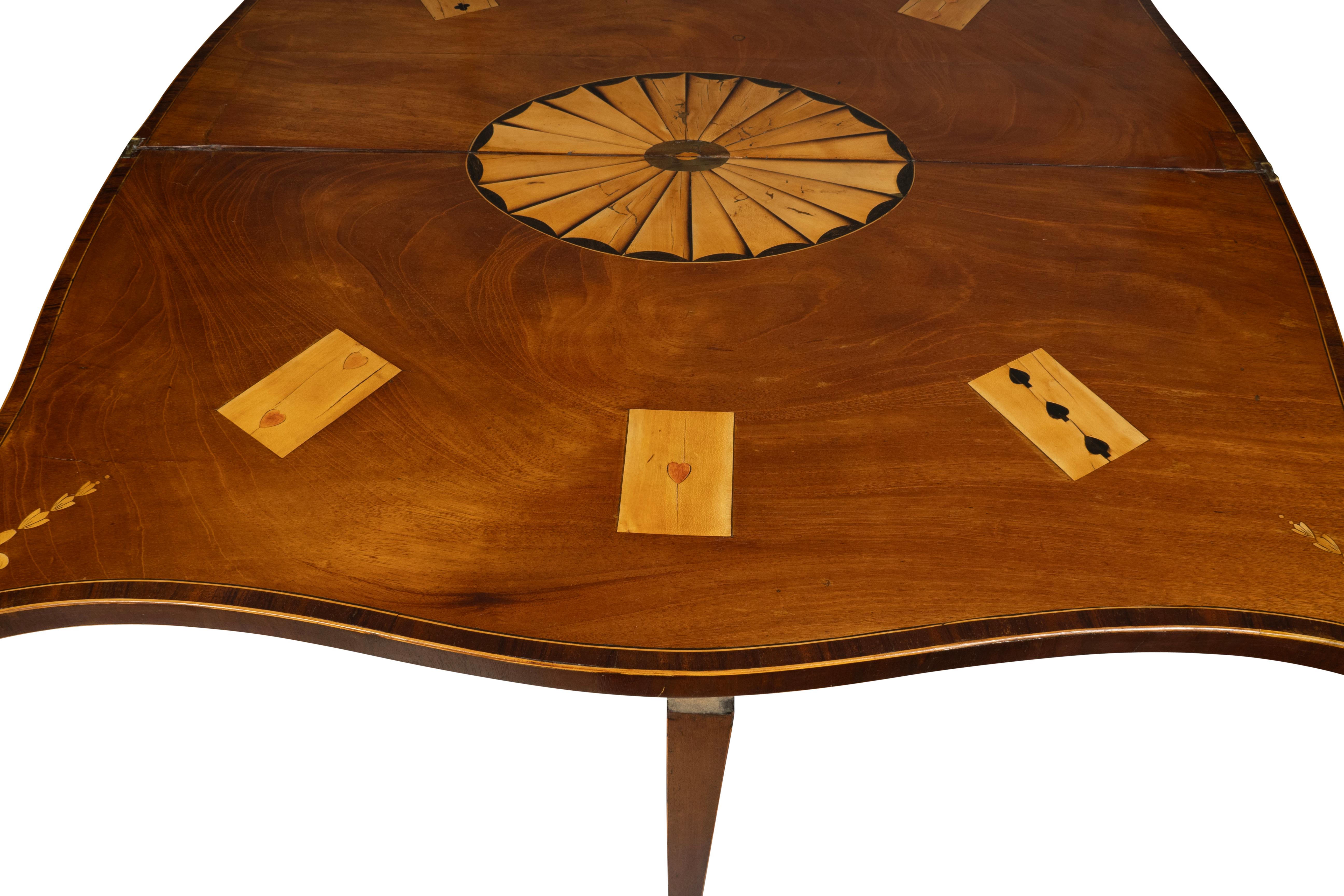 Coppia di tavoli da gioco in mogano di Giorgio III in vendita 12