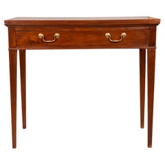 Pair of George III Mahogany Games Tables