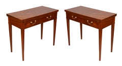 Pair of George III Mahogany Games Tables