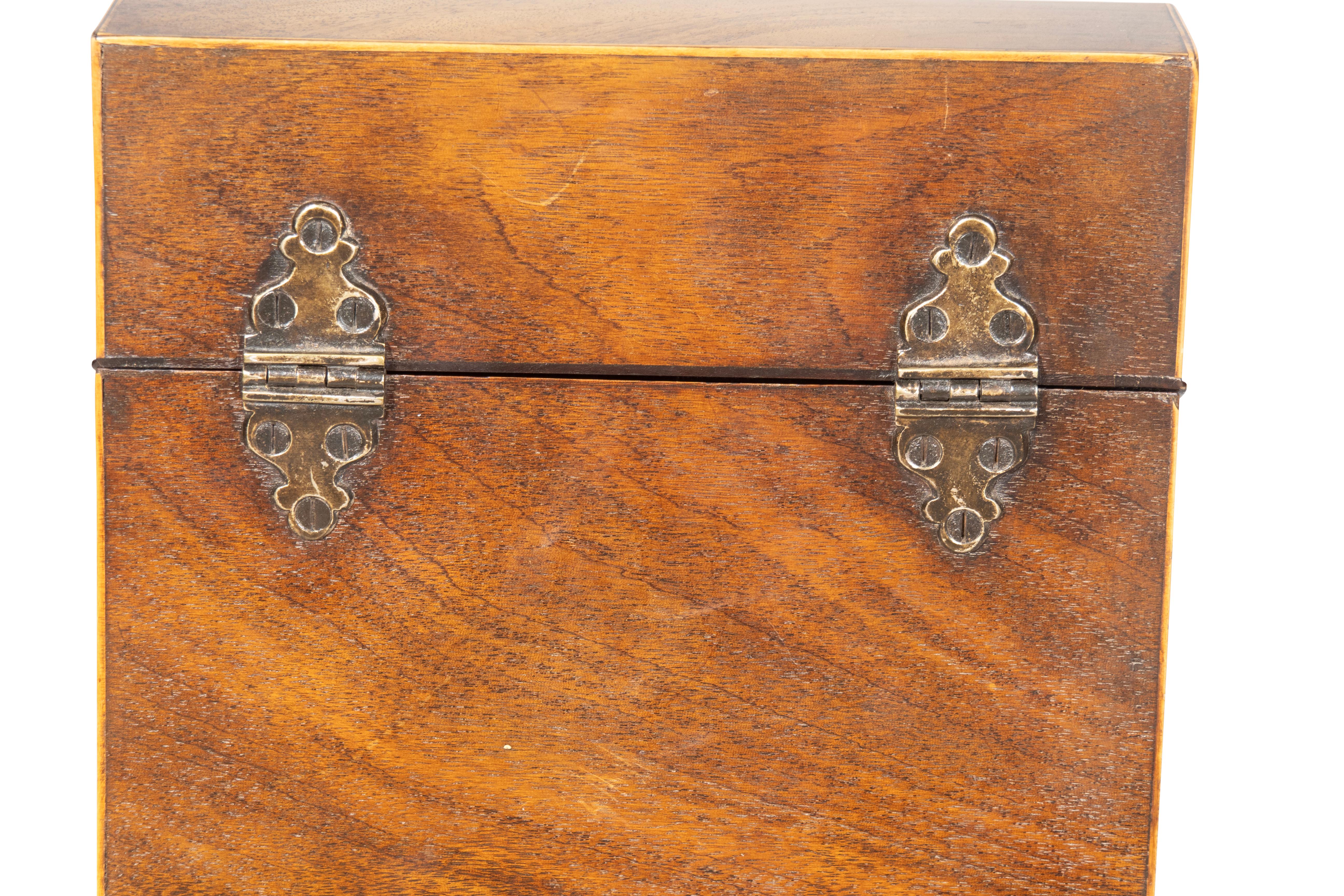 Pair Of George III Mahogany Knifeboxes For Sale 3