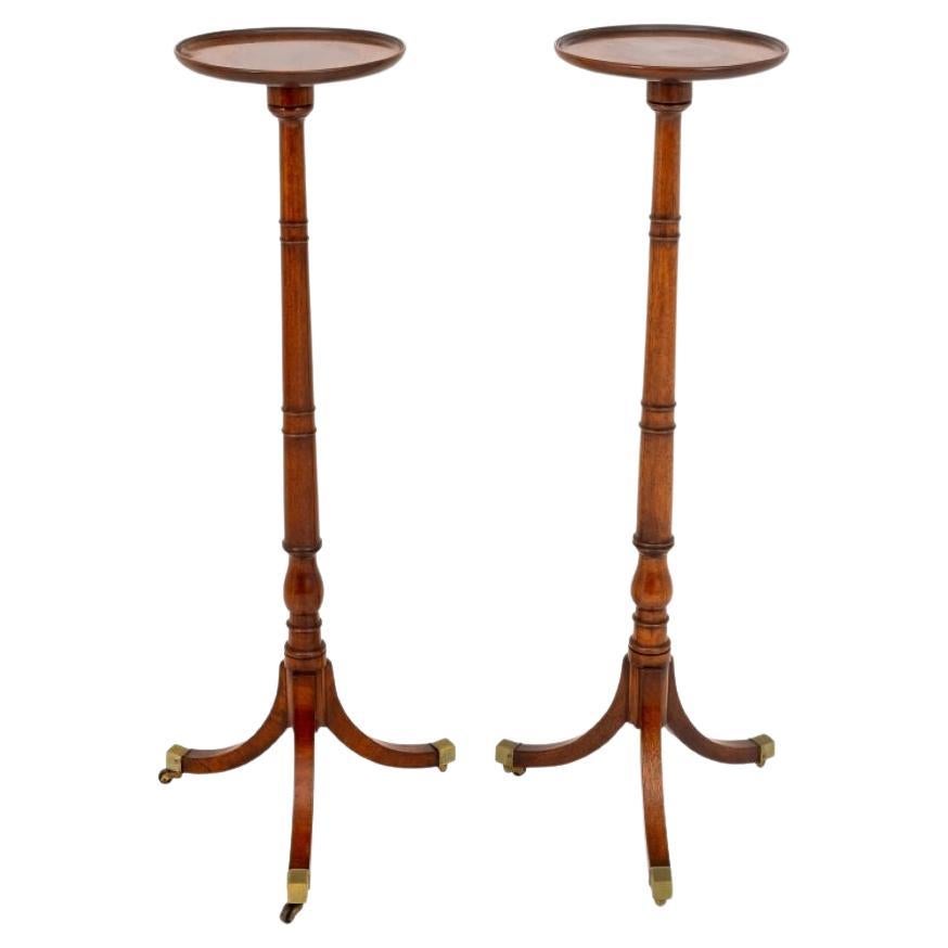 Paire de torchères en acajou George III en vente