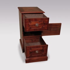 Pair of George III Period Mahogany Dining Room Pedestal Cupboards
