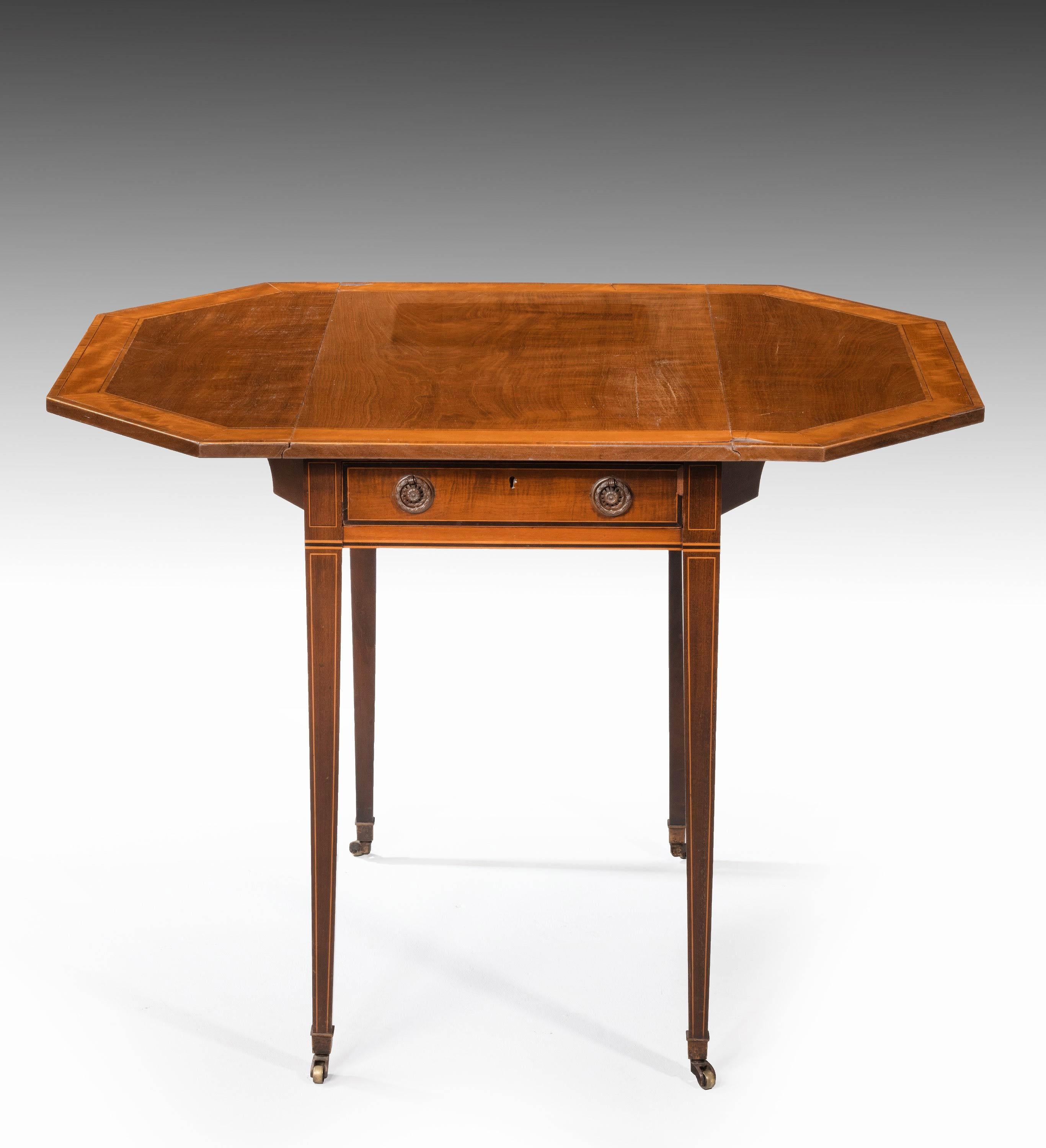 Pair of George III Period Mahogany Pembroke Tables by Gillows of Lancaster 2