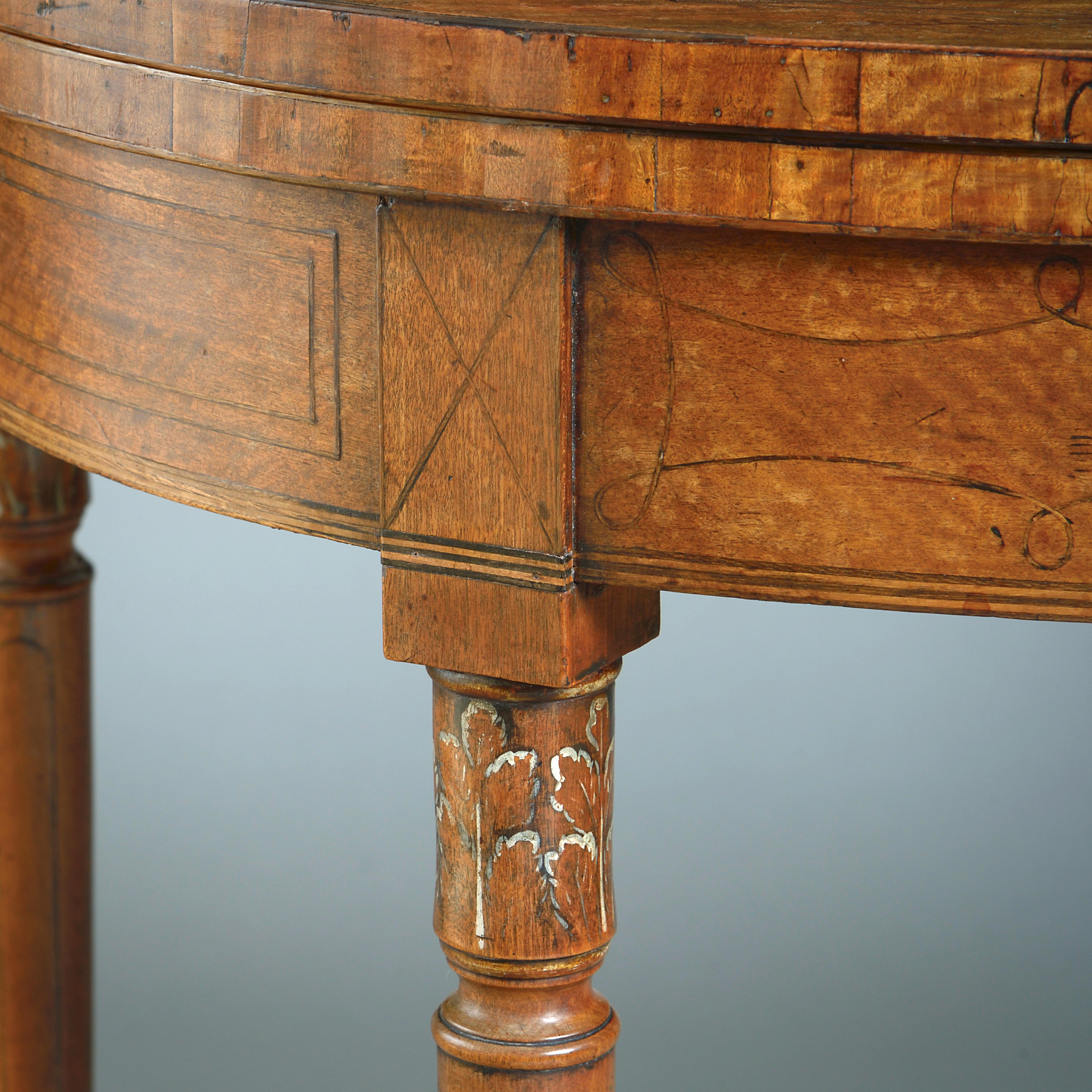 Pair of George III Satinwood Card-Tables 4