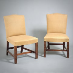Pair of George III Scottish Mahogany Side Chairs