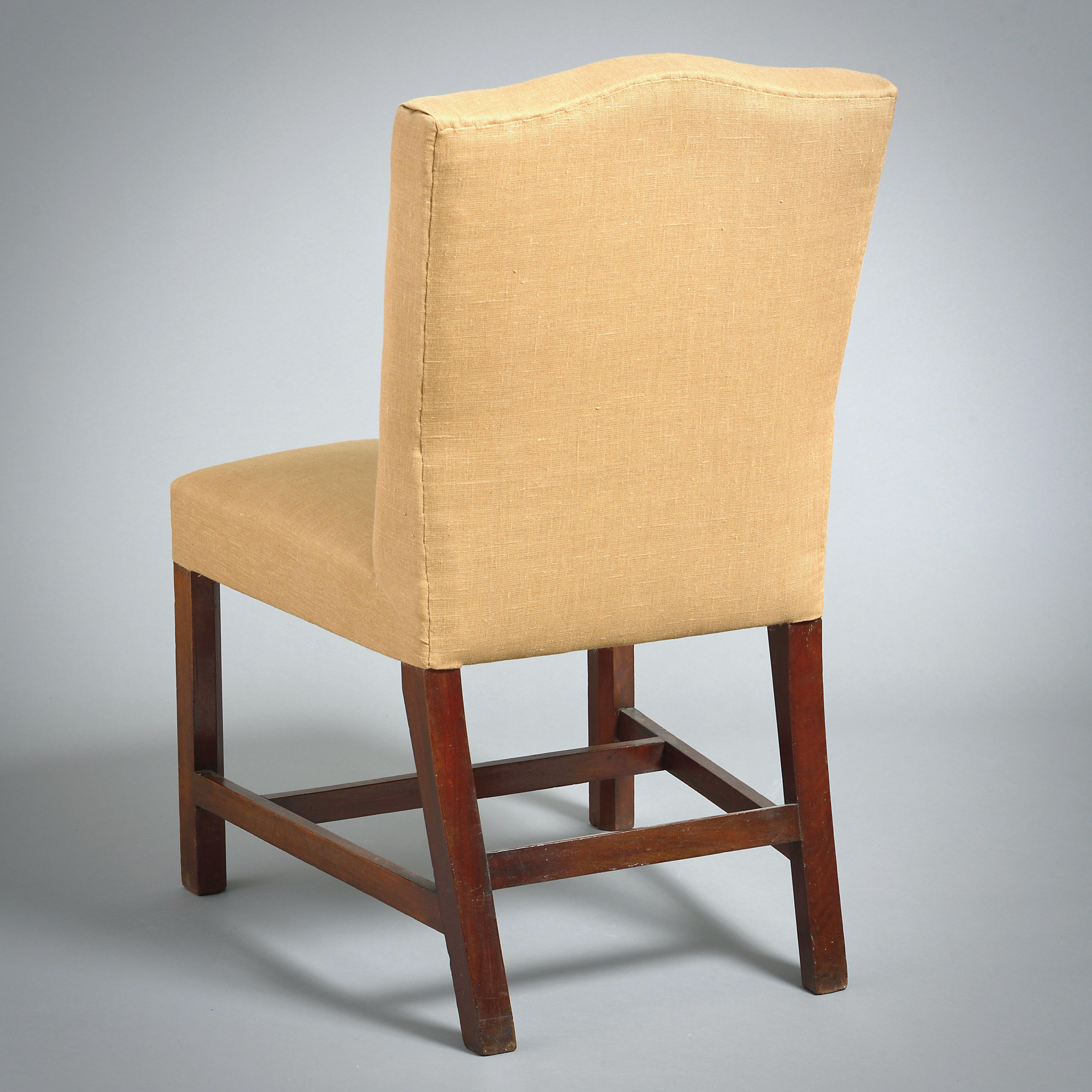 Pair of George III Scottish Mahogany Side Chairs For Sale 2