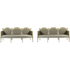 Pair of George III Settees