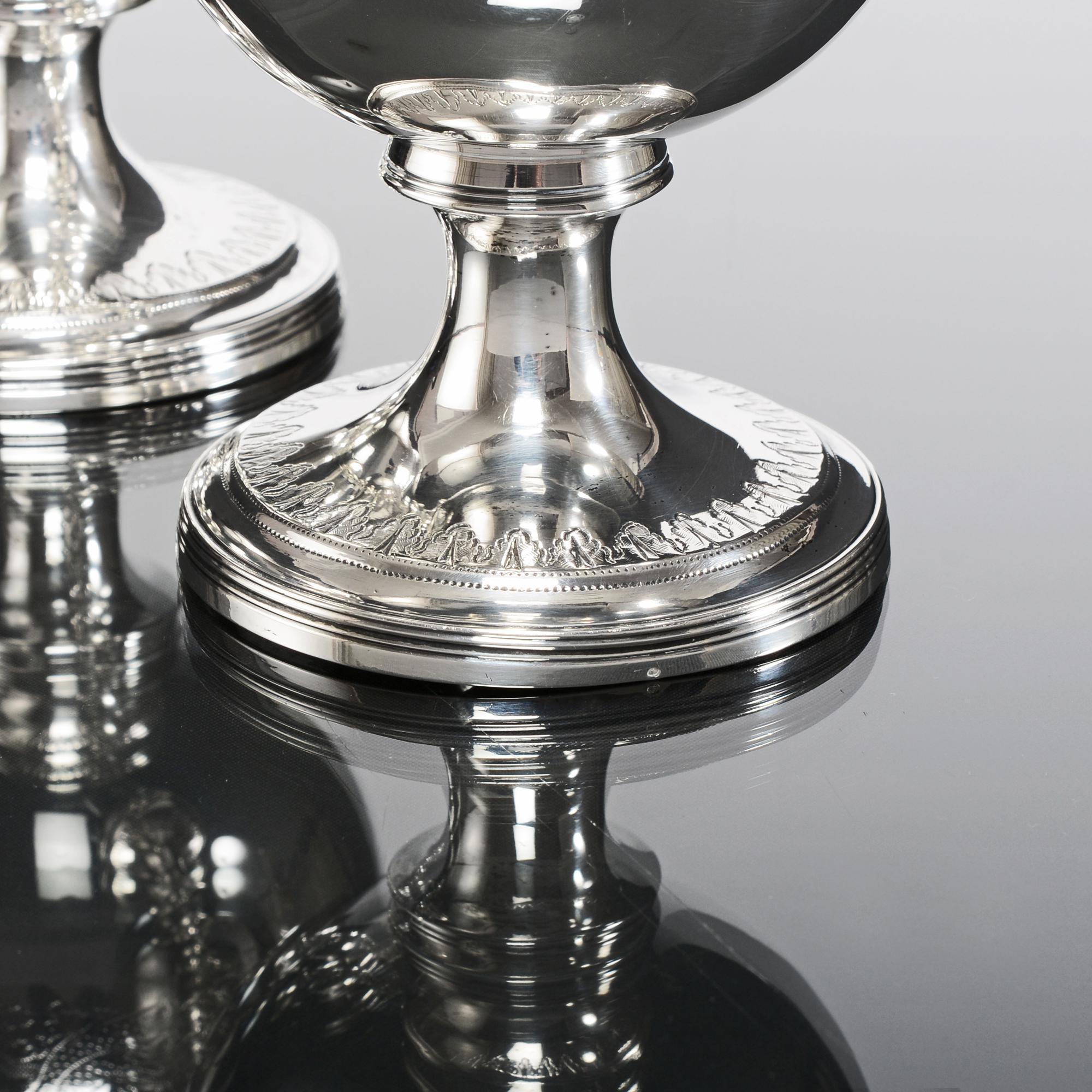 Pair of George III Silver Goblets, 1814 In Good Condition In London, GB