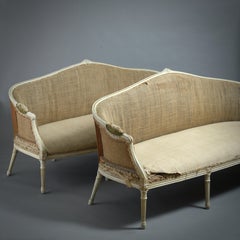 Ein Paar Sofas aus der Zeit von George III., John Linnell zugeschrieben