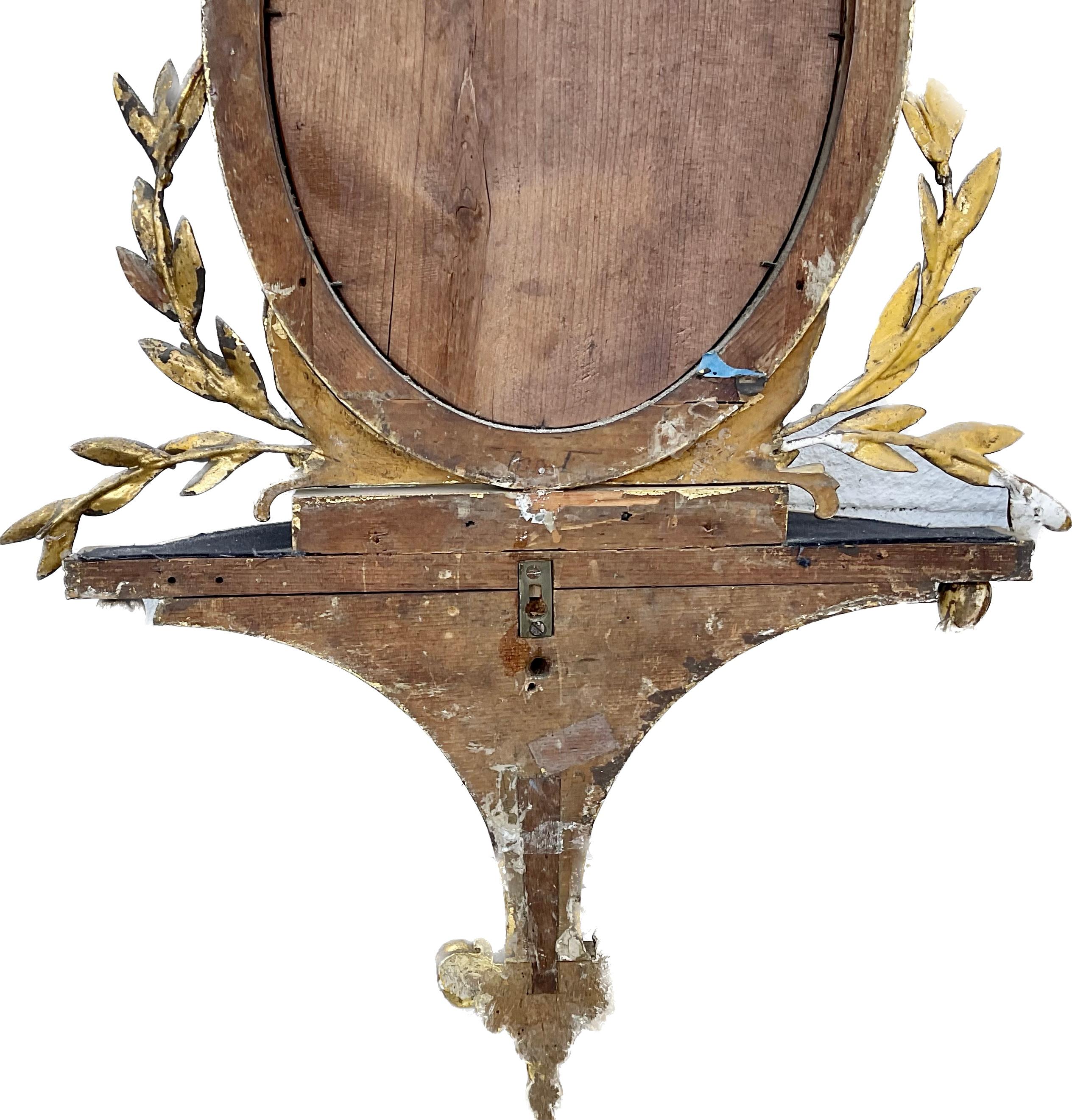Pair Of George III Style Giltwood Girandole Mirrors For Sale 2