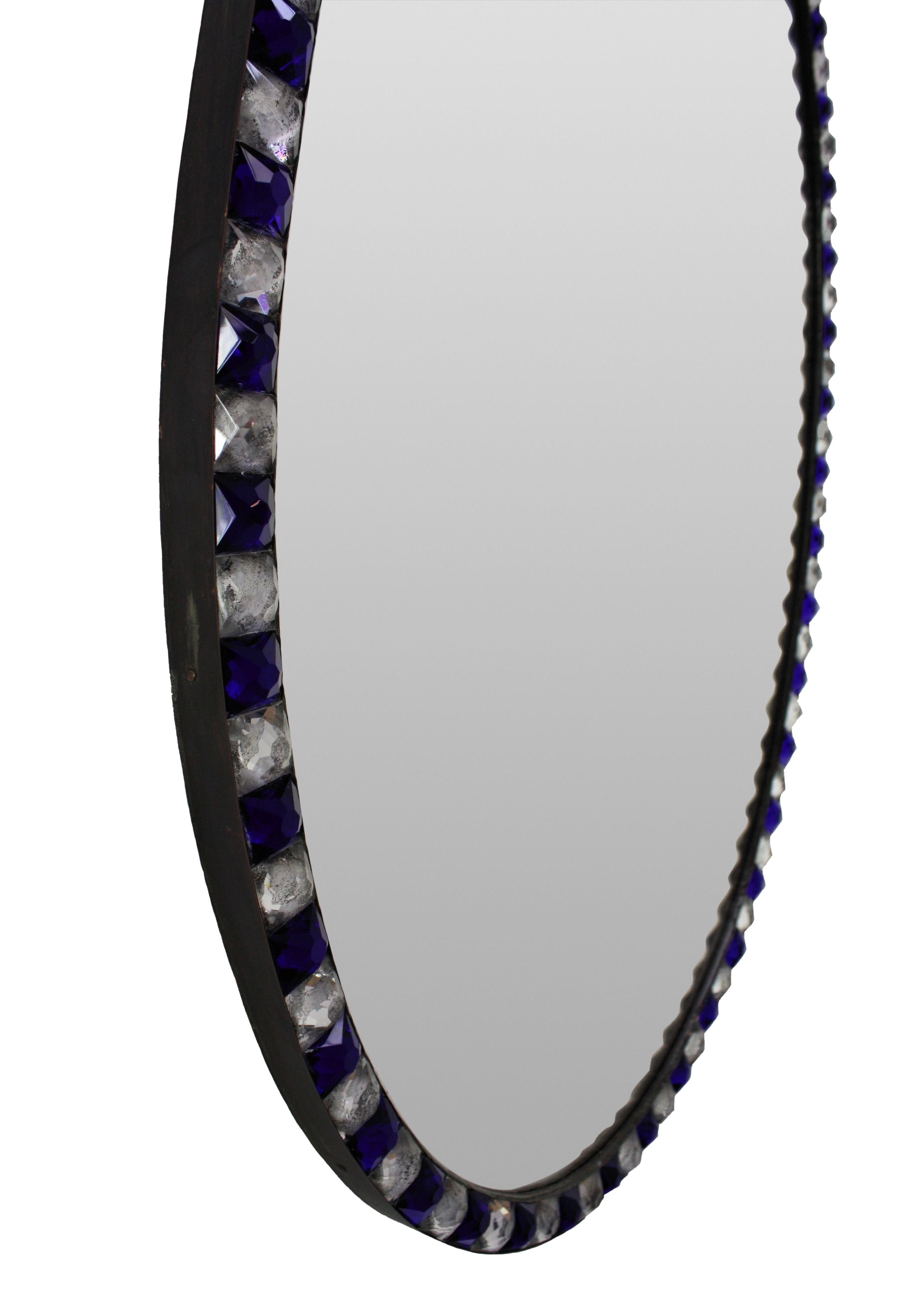 Pair of George III Style Irish Mirrors in Rock Crystal In Good Condition In Kent, Dover