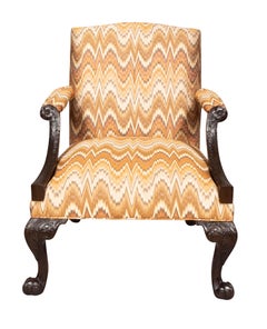 Pair of George III Style Mahogany Armchairs