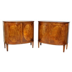 Pair of George III Style Mahogany Cabinets