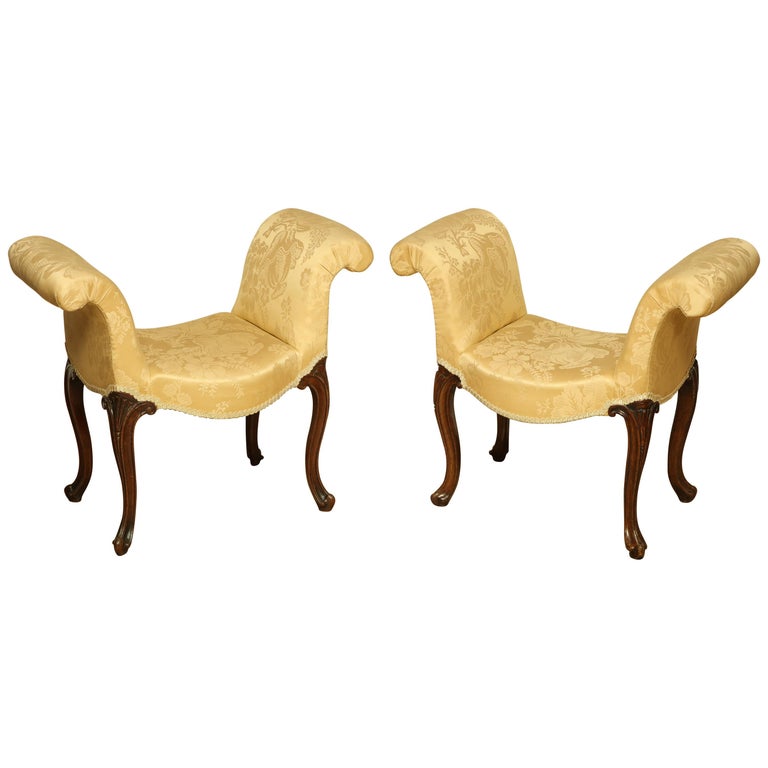 Pair of III Window benches For Sale at 1stDibs