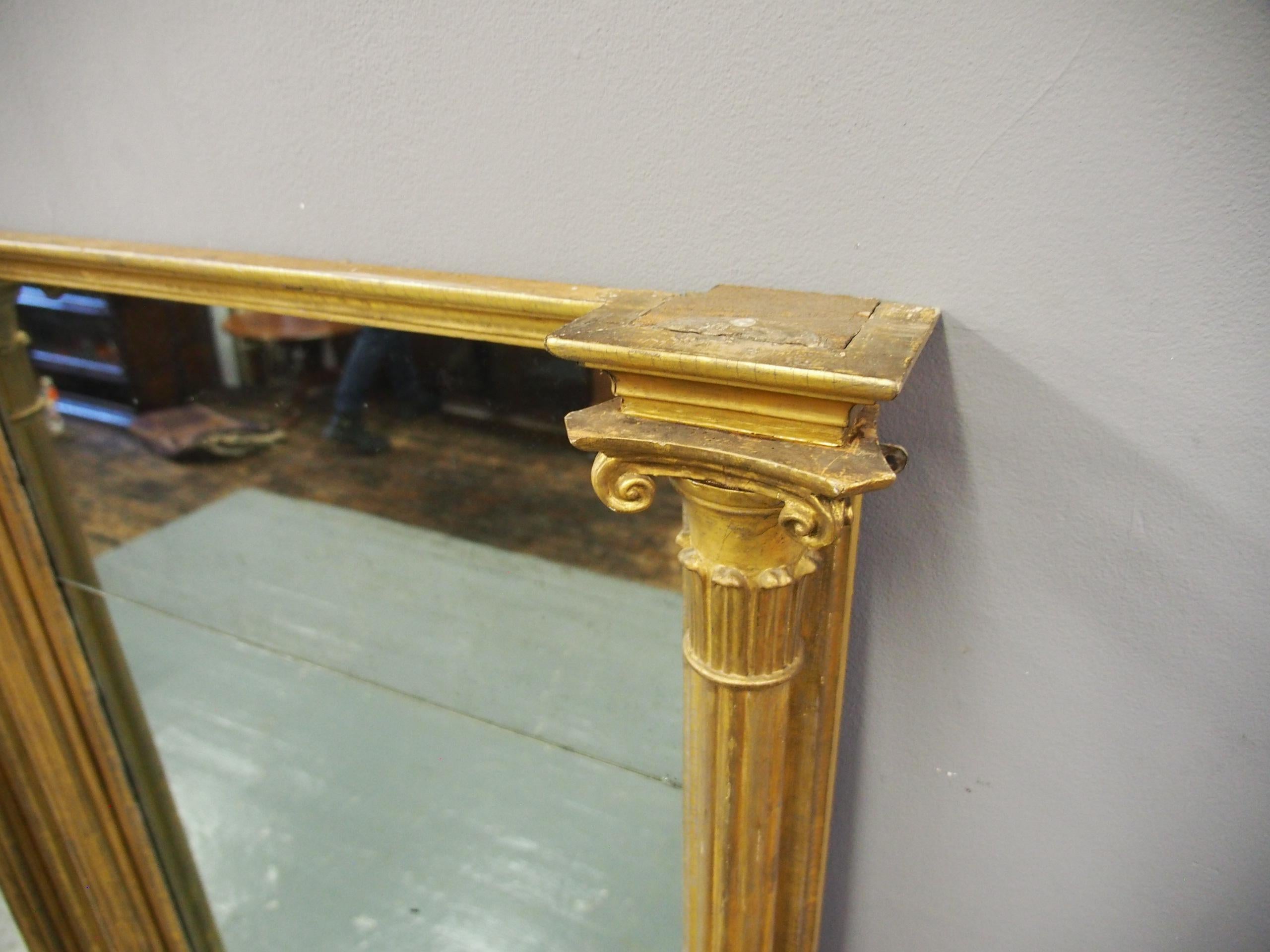 Pair of George IV Carved and Gilded Pier Mirrors 8