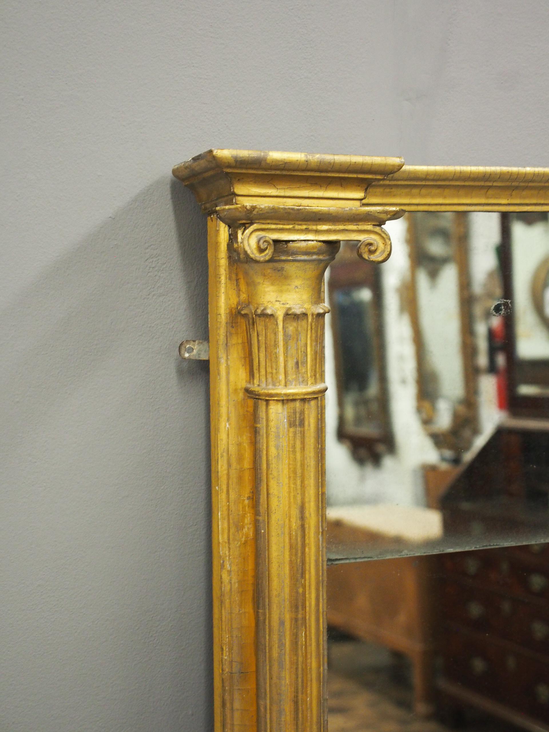 Pair of George IV Carved and Gilded Pier Mirrors In Good Condition In Edinburgh, GB