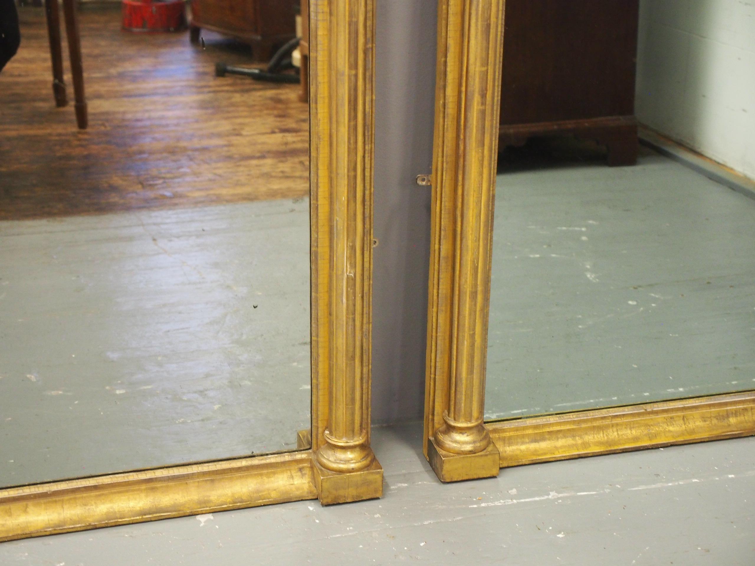 Pair of George IV Carved and Gilded Pier Mirrors 4