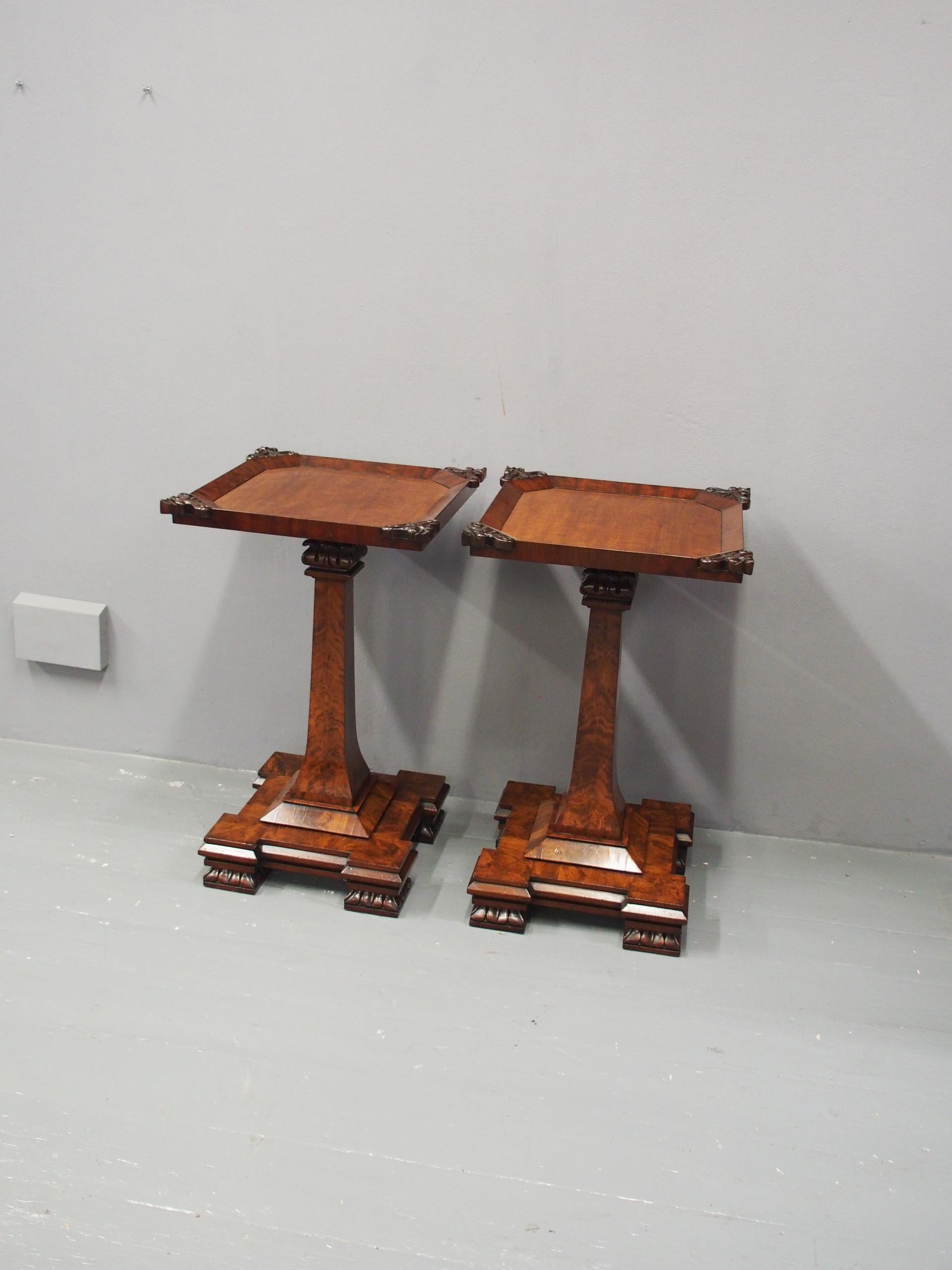 Pair of George IV Mahogany Occasional Tables In Good Condition In Edinburgh, GB