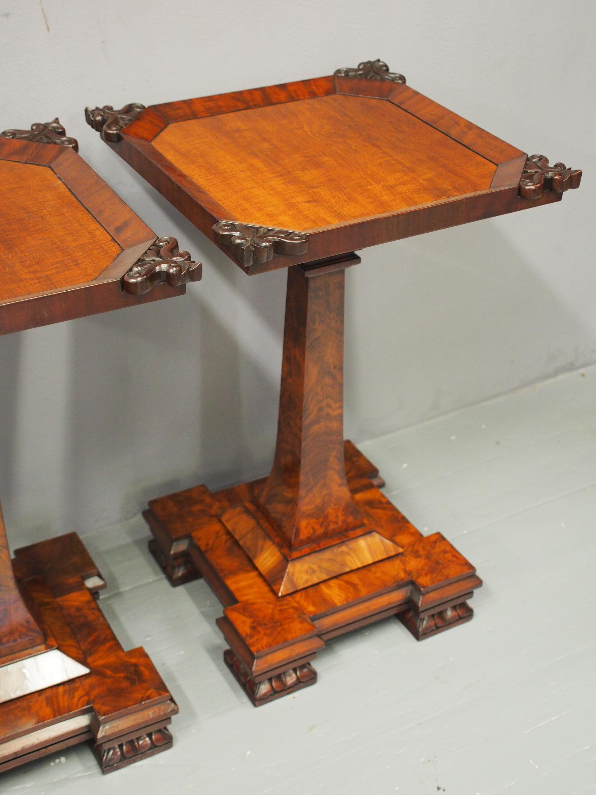 Pair of George IV Mahogany Occasional Tables 3