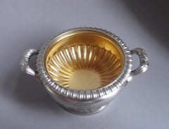 Paar Salzstreuer aus der Zeit George IV., hergestellt in London von William Eaton, 1826