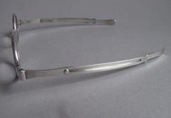 Pair of George IV Silver Spectacles Made in London by Edmund Taylor, 1825