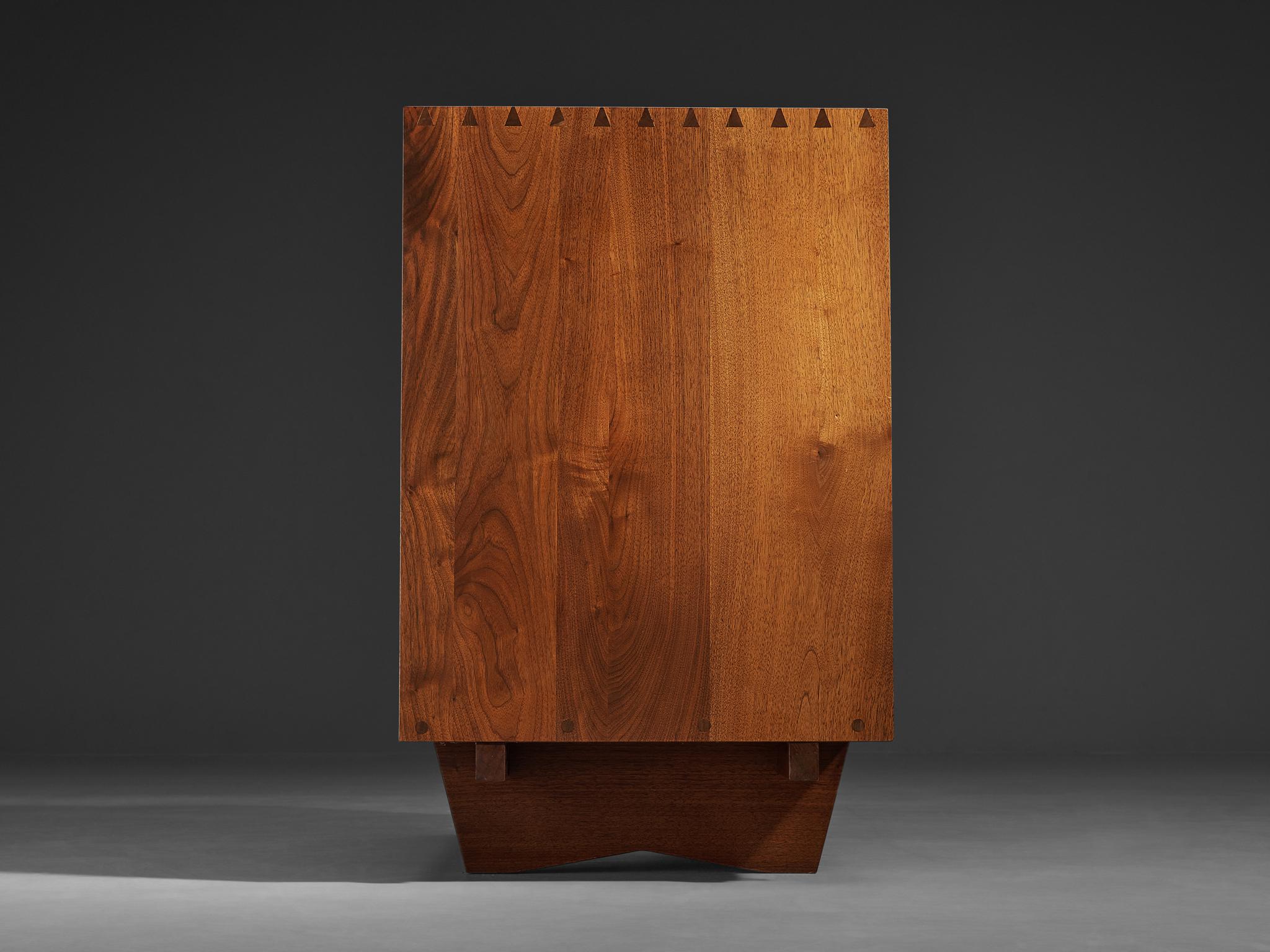 George Nakashima Pair of Chest of Drawers in American Black Walnut  9