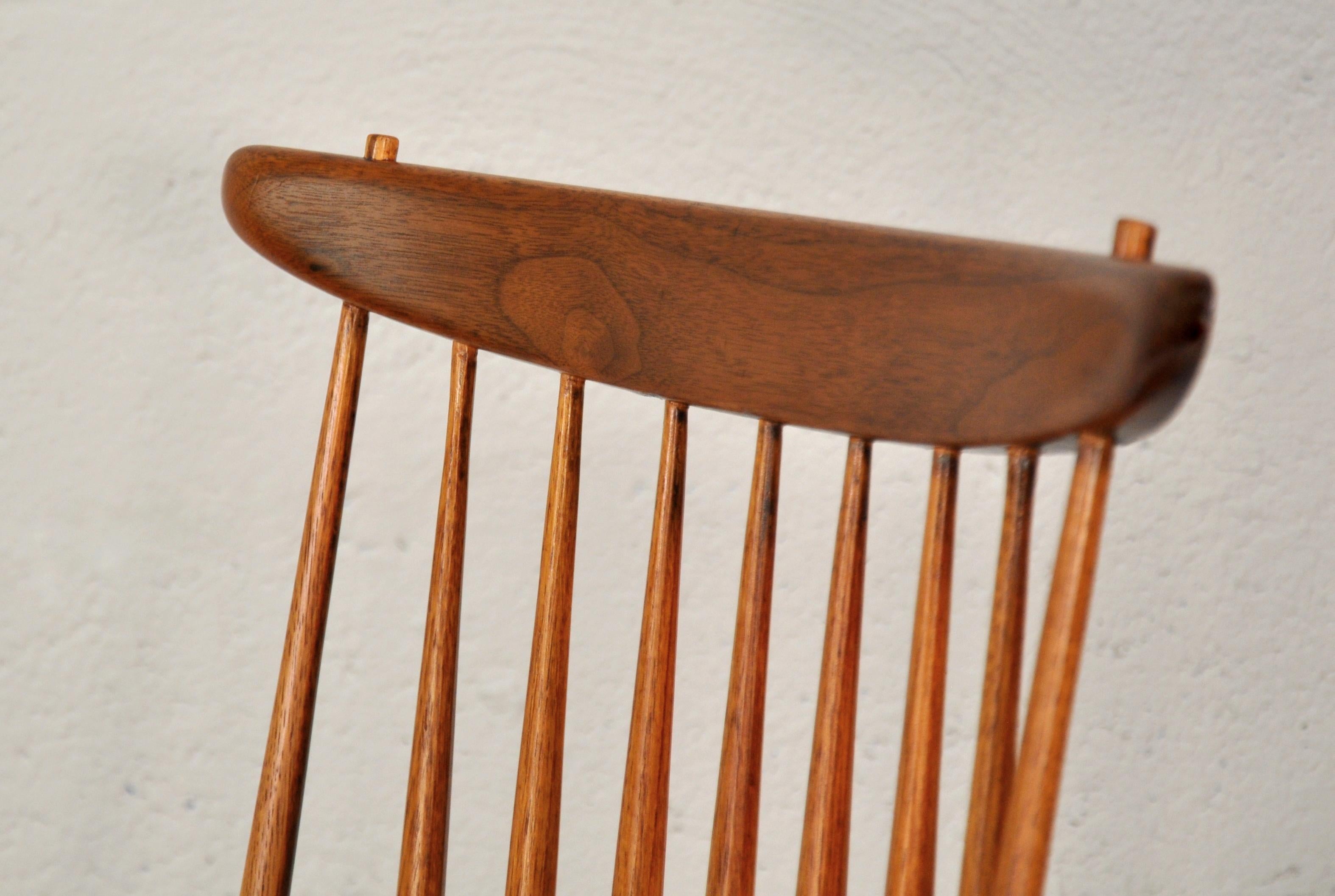 American Craftsman Pair of George Nakashima New Chairs For Sale