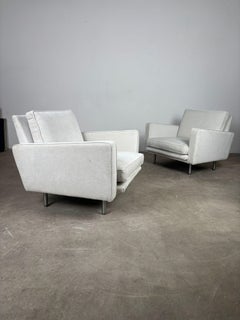 Ein Paar George Nelson Sessel für Herman Miller - komplett neu gepolstert