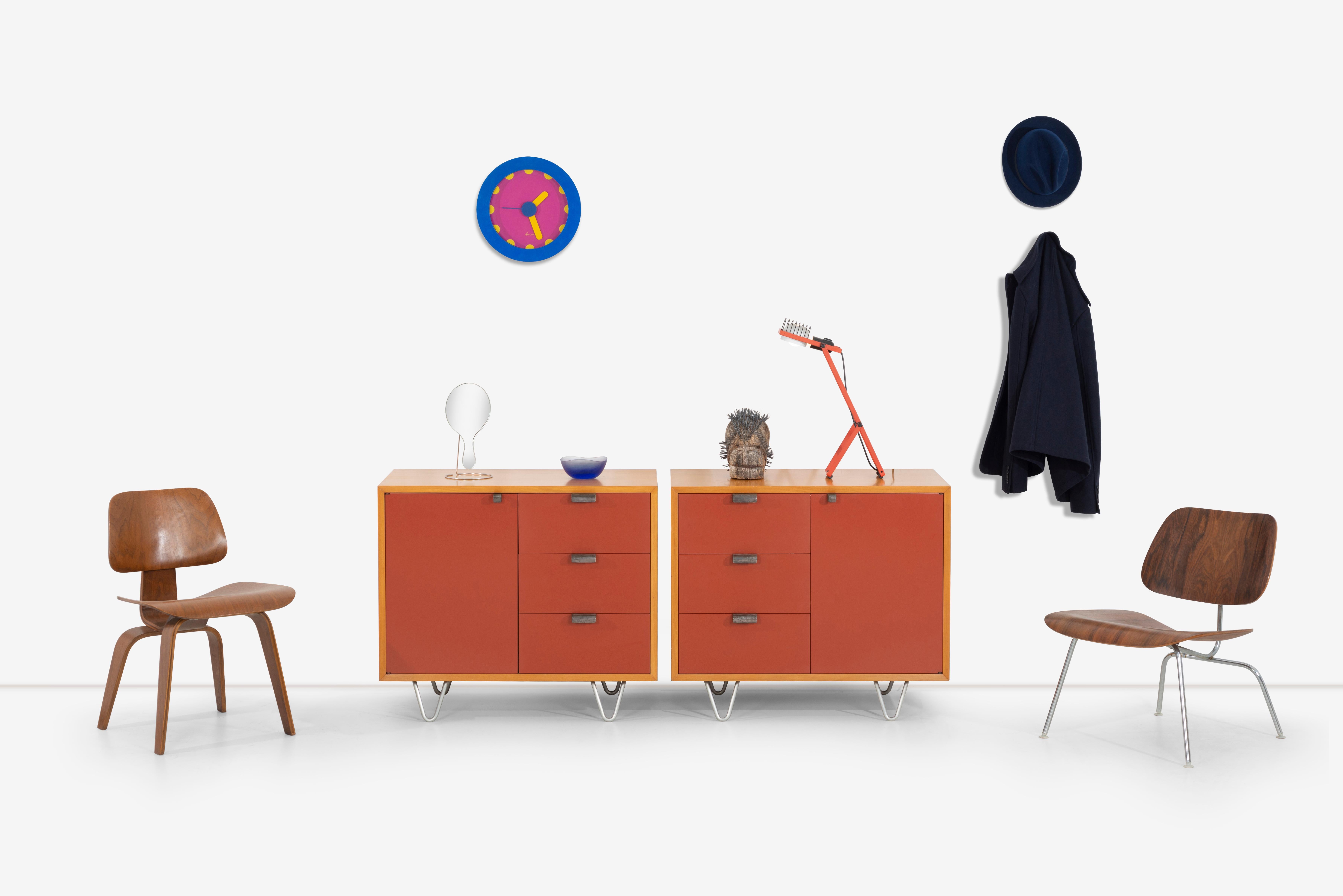 George Nelson was an iconic designer who collaborated with Herman Miller to create some of the most innovative and sought-after furniture designs of the mid-20th century. Among his many contributions, these George Nelson sideboards stand out as a