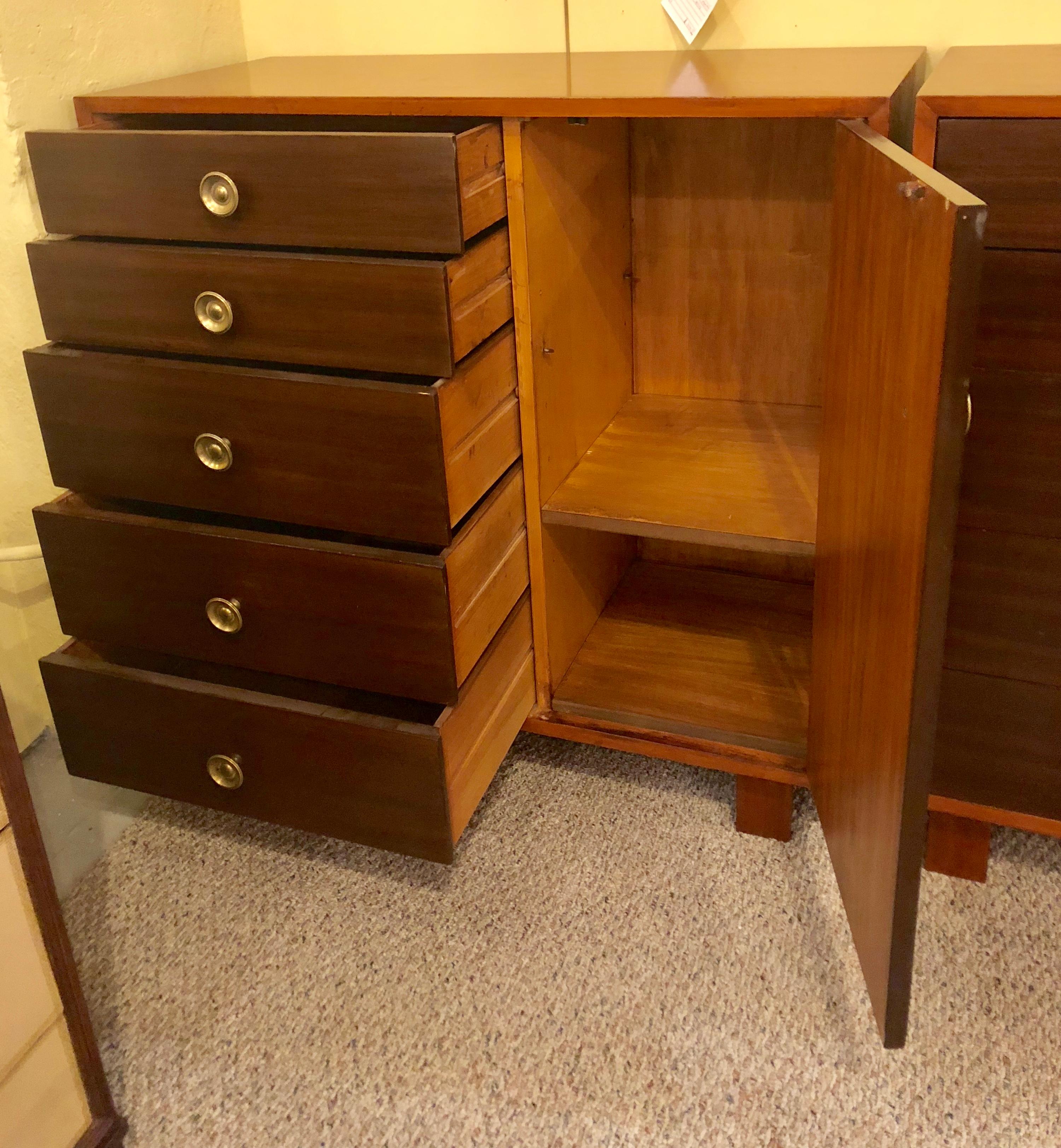 Pair of George Nelson Design for Herman Miller Chests / Dressers / Commodes For Sale 4